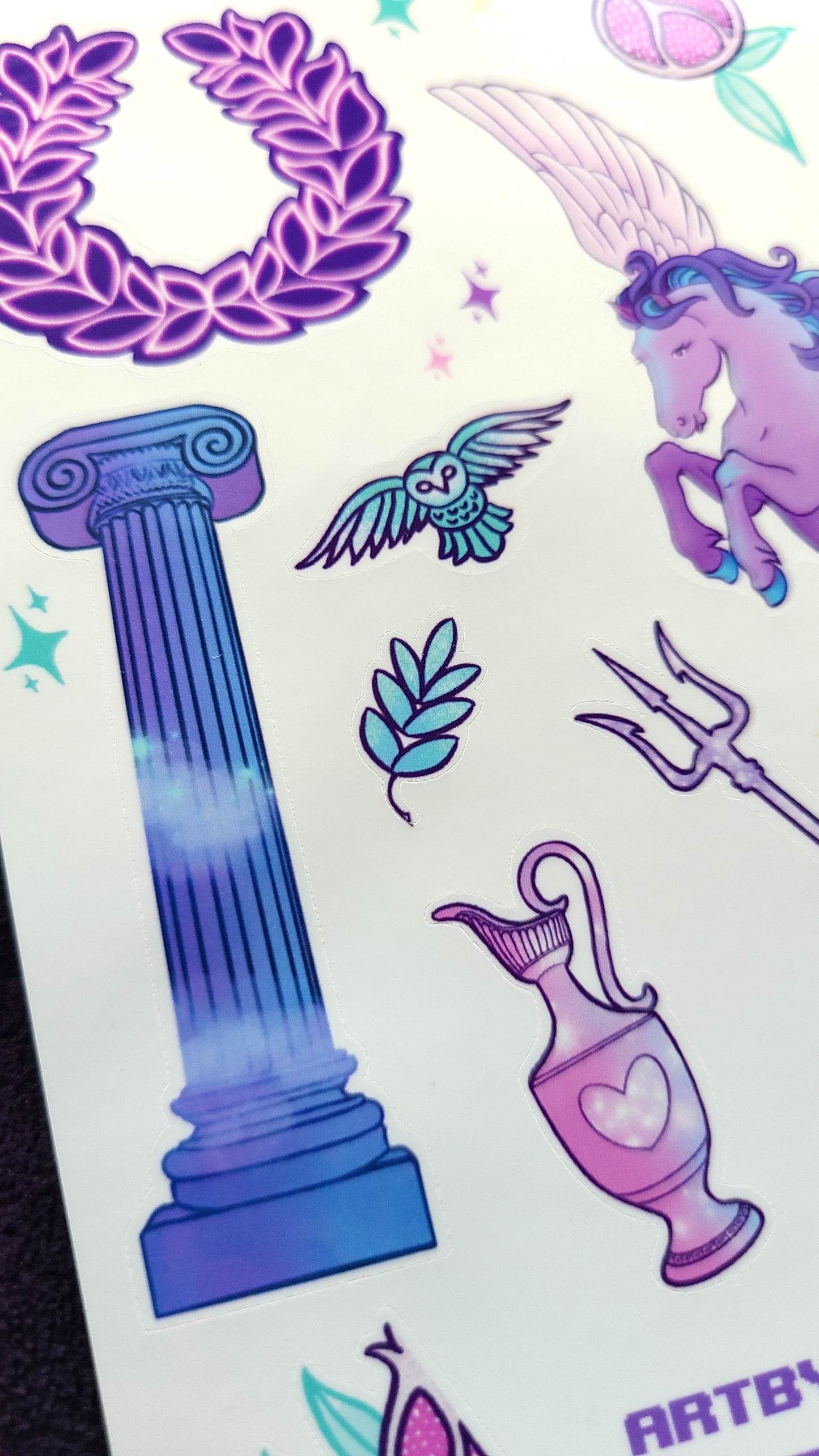 Greek Mythology Sticker Sheet