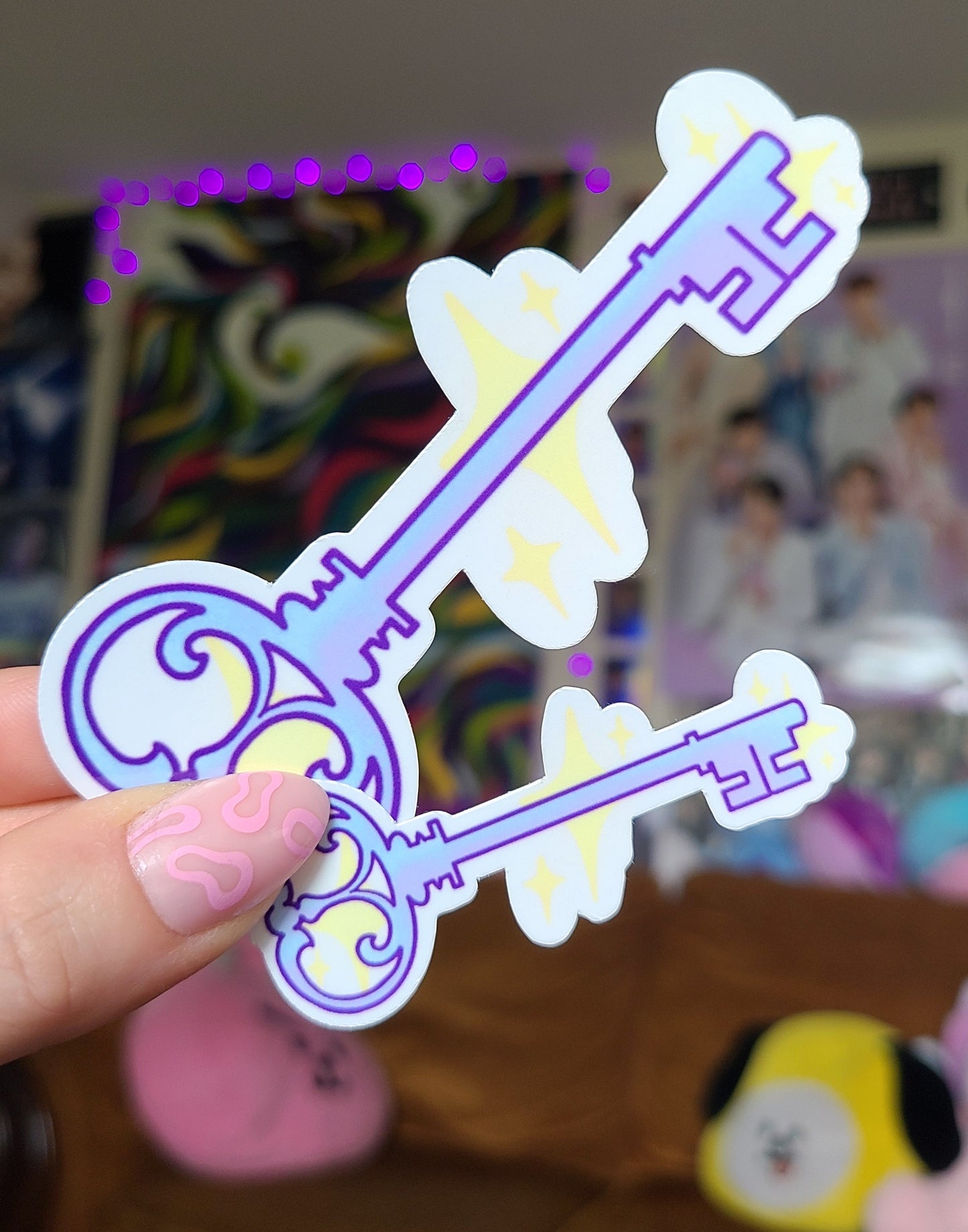 Magic Shop Key Vinyl Sticker