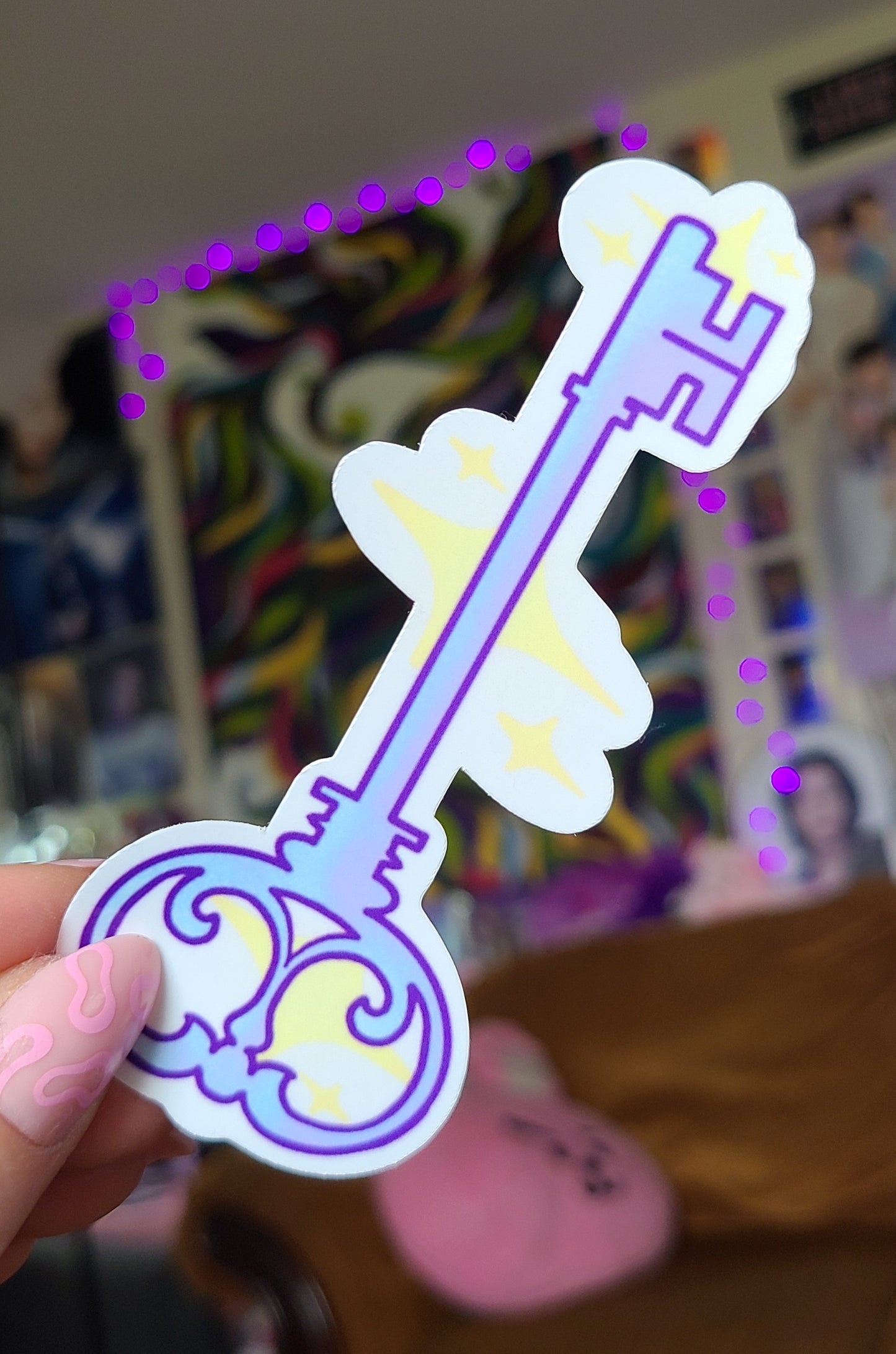 Magic Shop Key Vinyl Sticker