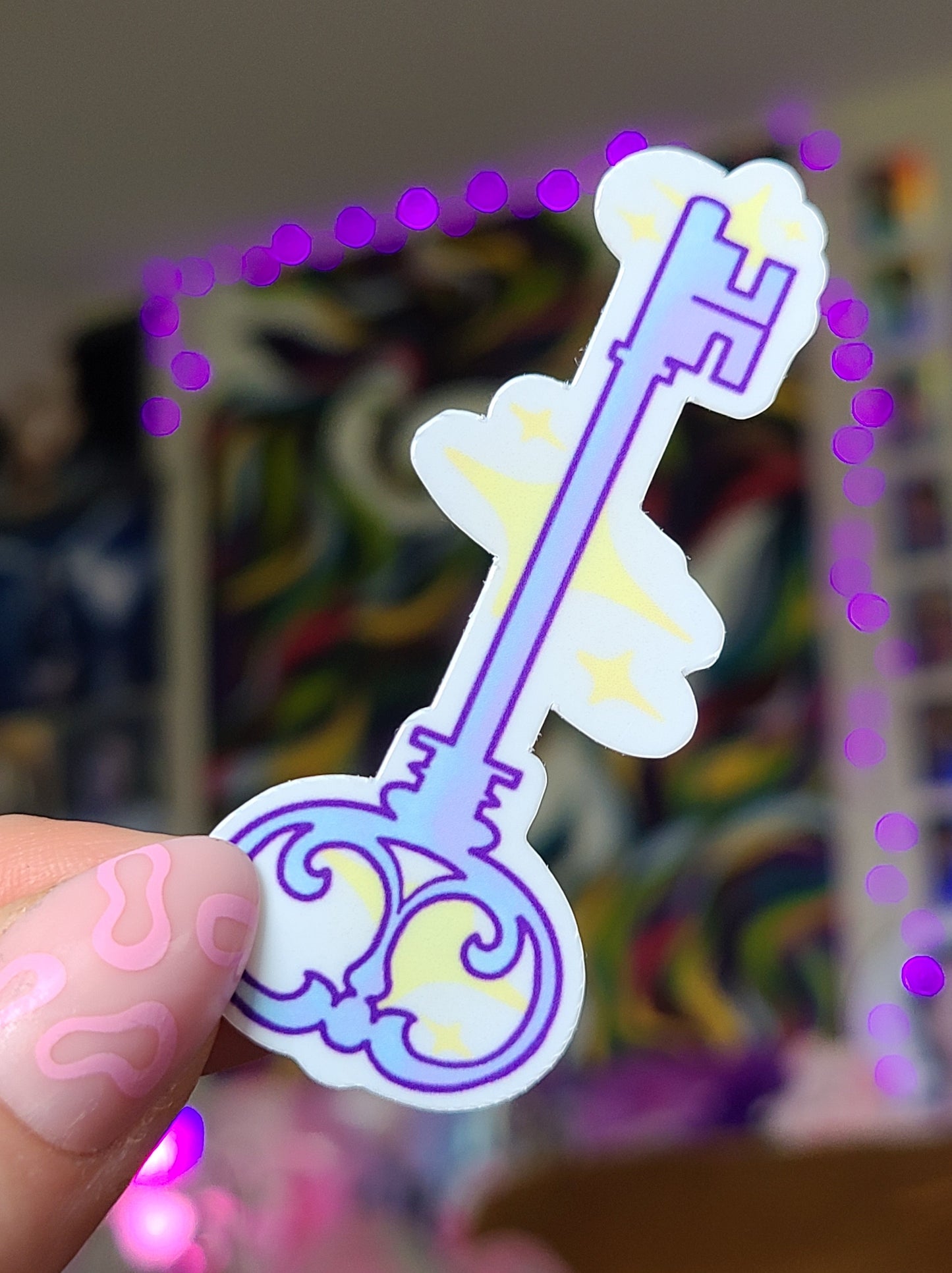 Magic Shop Key Vinyl Sticker