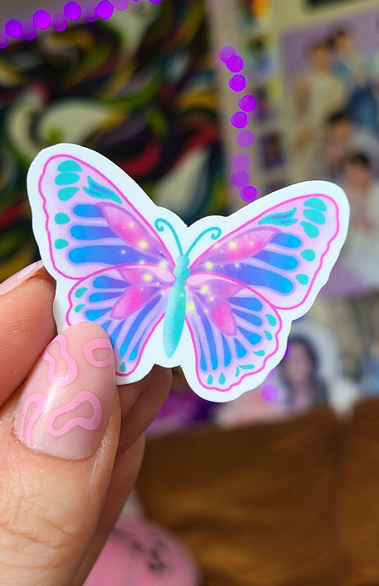 BTS Butterfly Vinyl Sticker