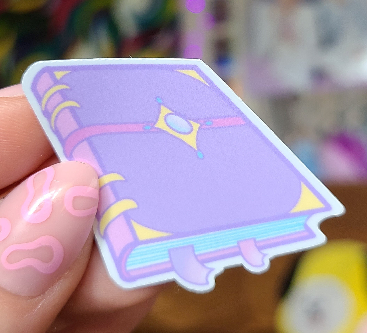 Spell Book Vinyl Sticker