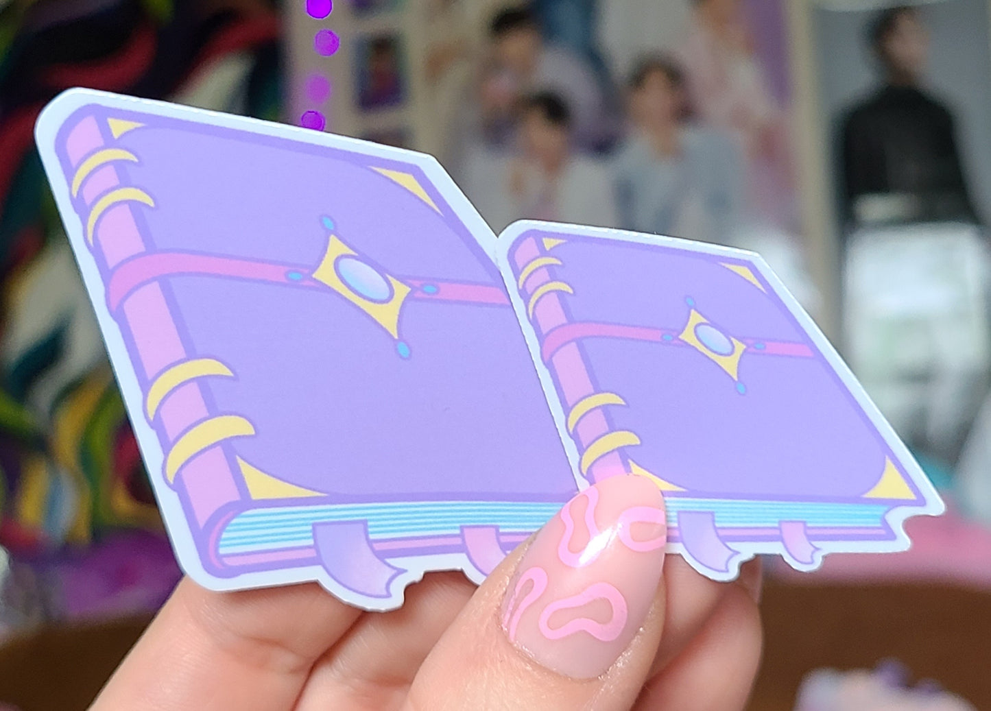 Spell Book Vinyl Sticker