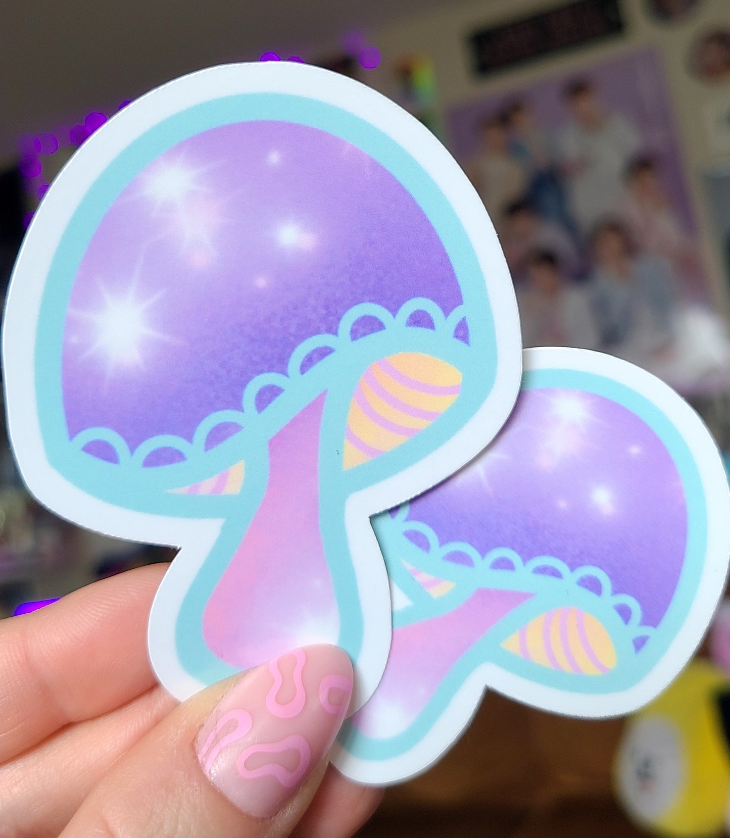 Magic Mushroom Vinyl Sticker