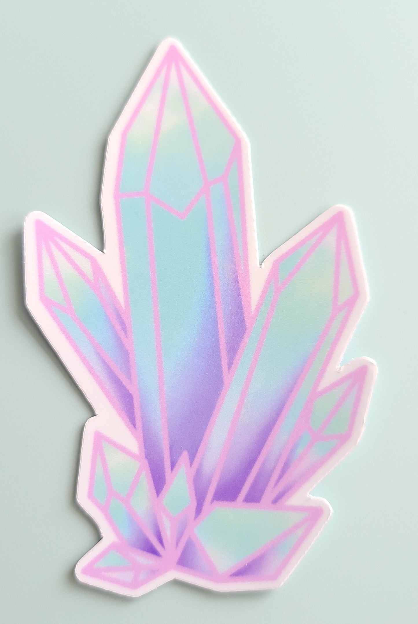 Crystal Cluster Vinyl Sticker