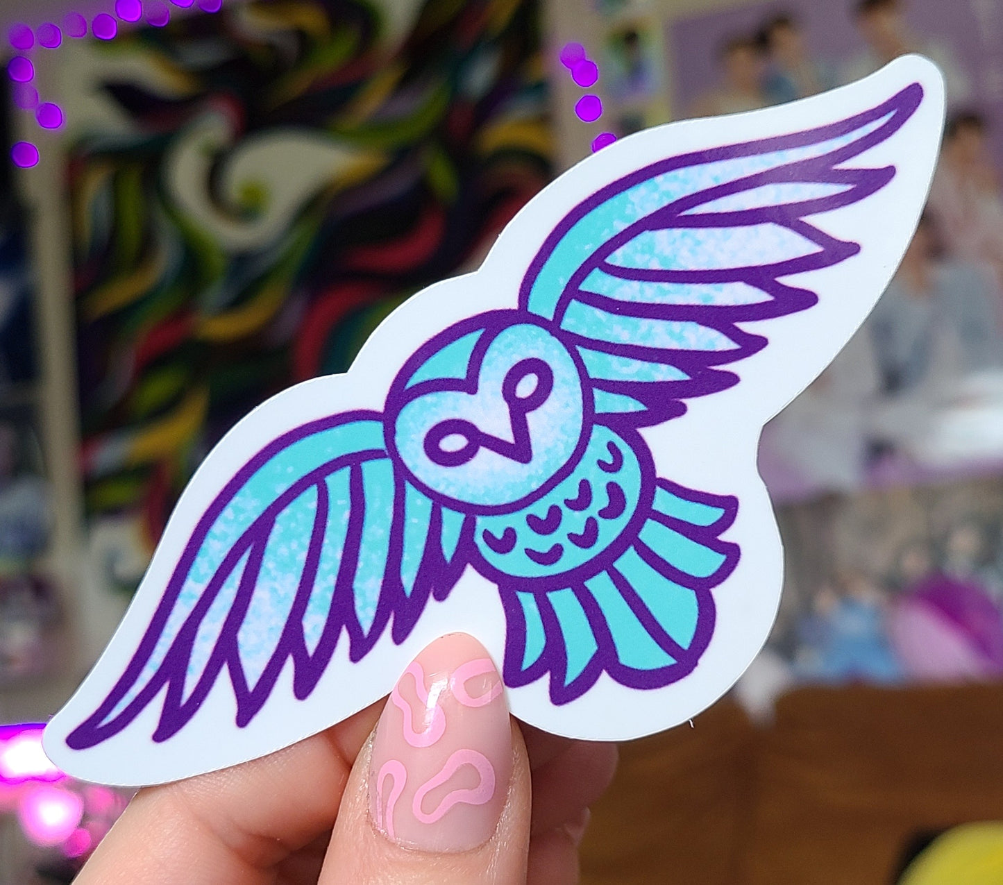 Owl Vinyl Sticker