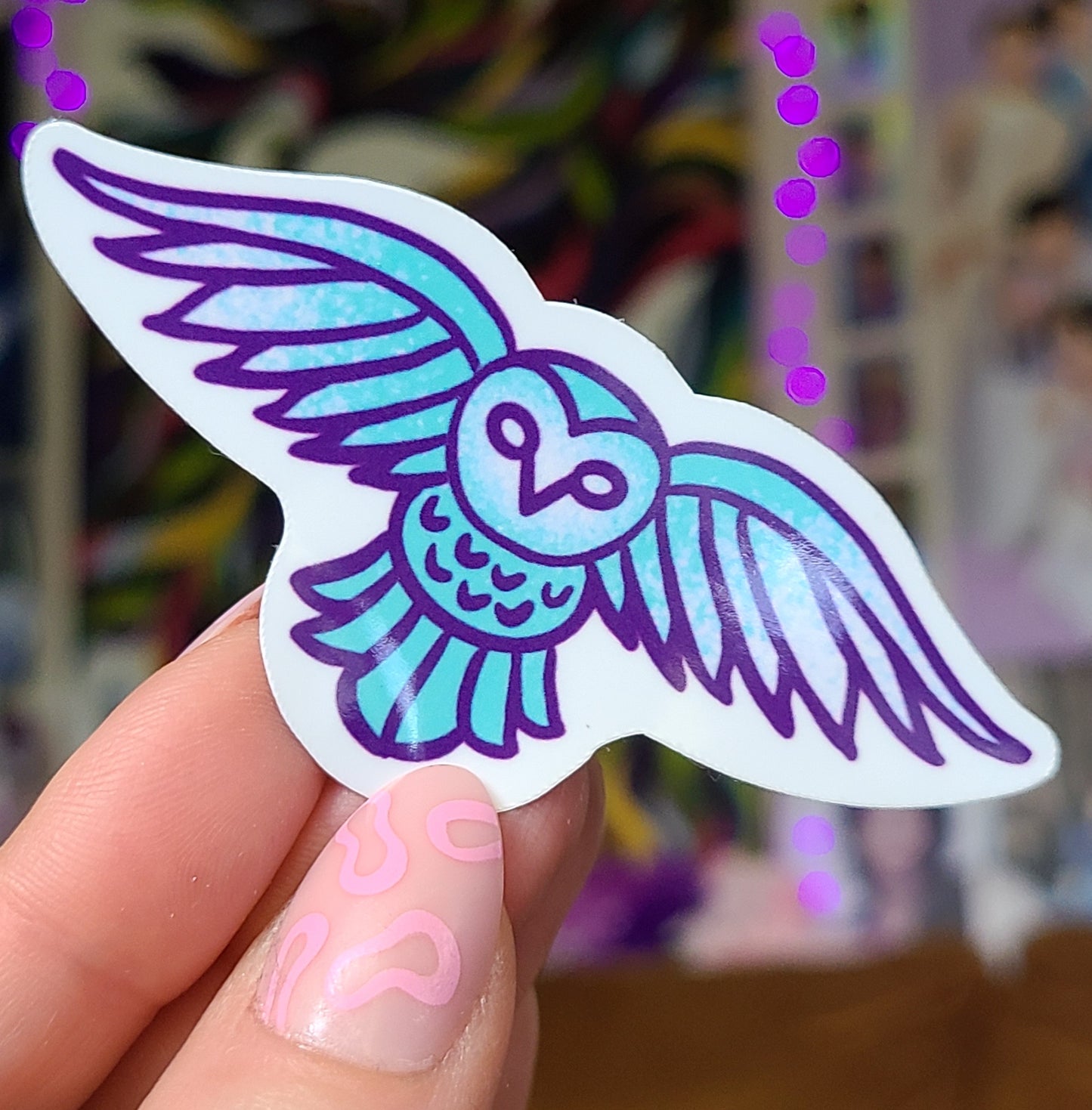 Owl Vinyl Sticker