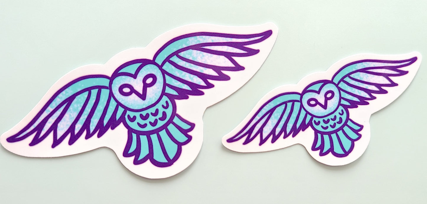 Owl Vinyl Sticker