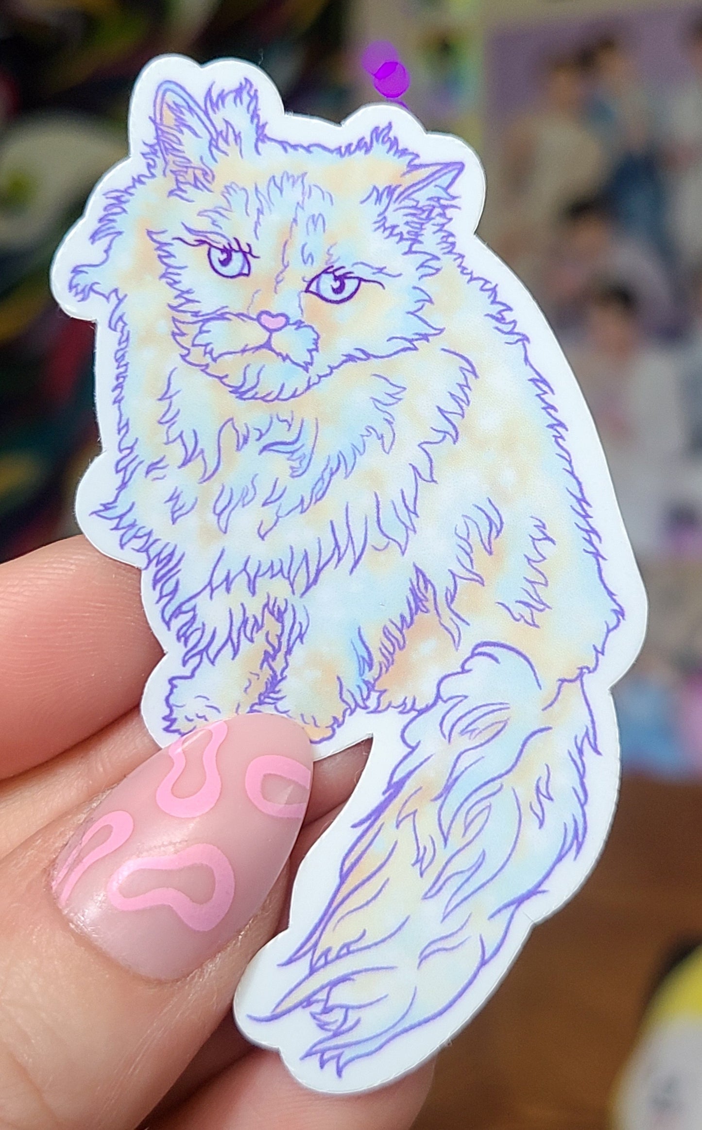 Grumpy Kitty Vinyl Sticker