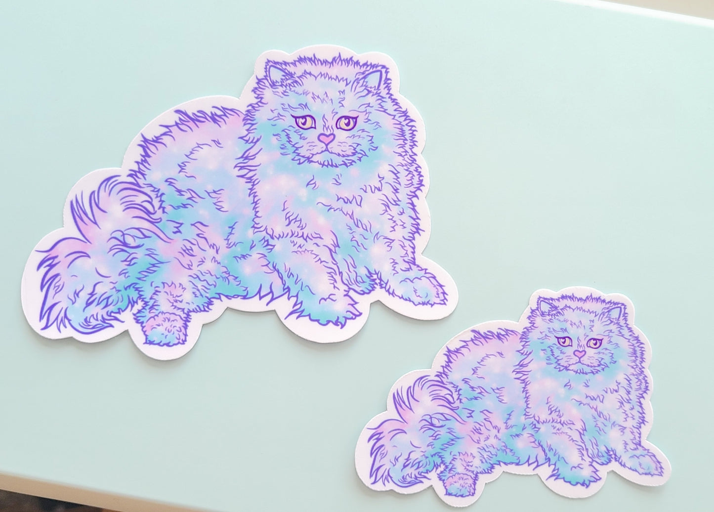 Mindful Kitty Vinyl Sticker