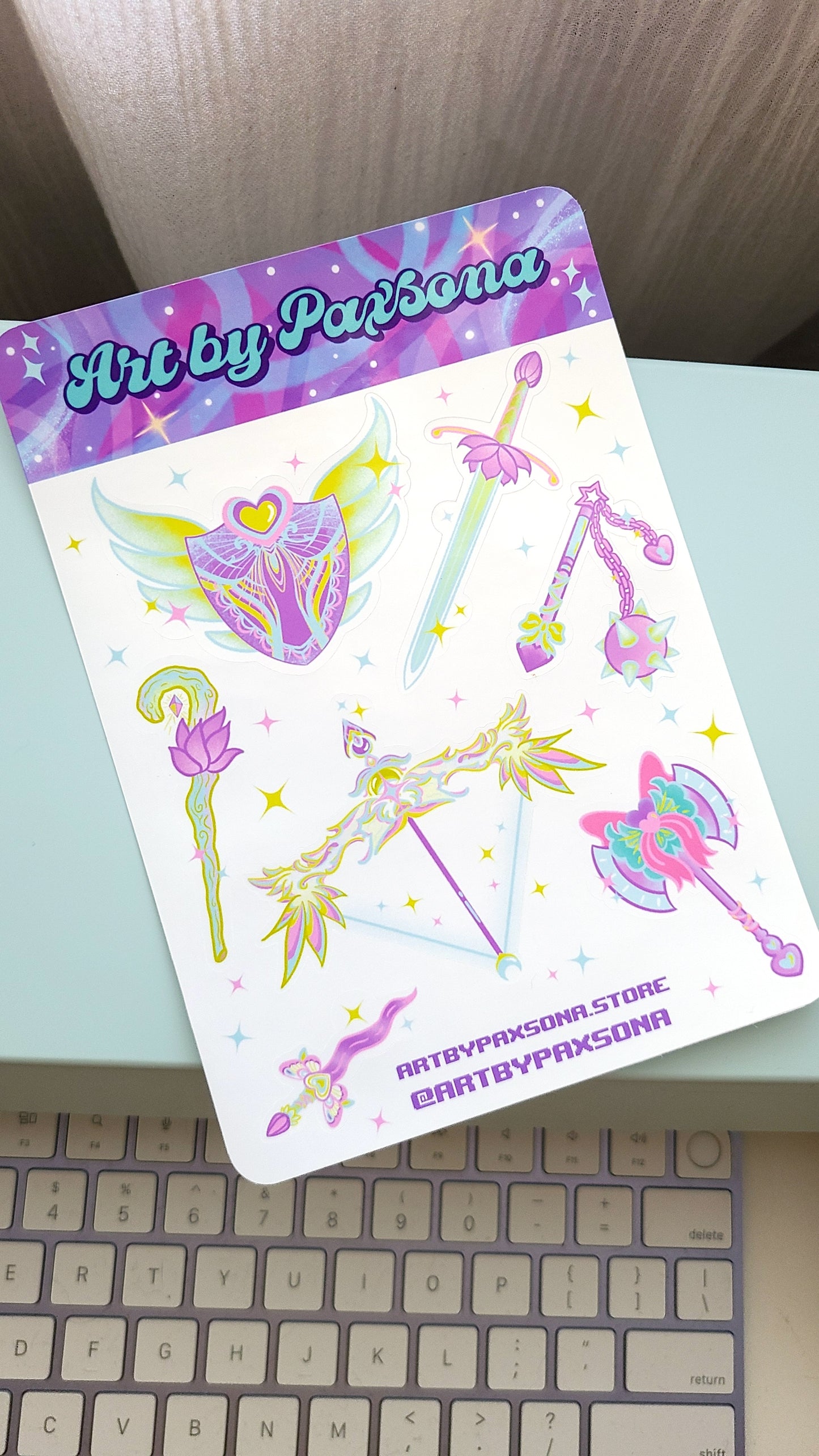 Cute Weapons Sticker Sheet