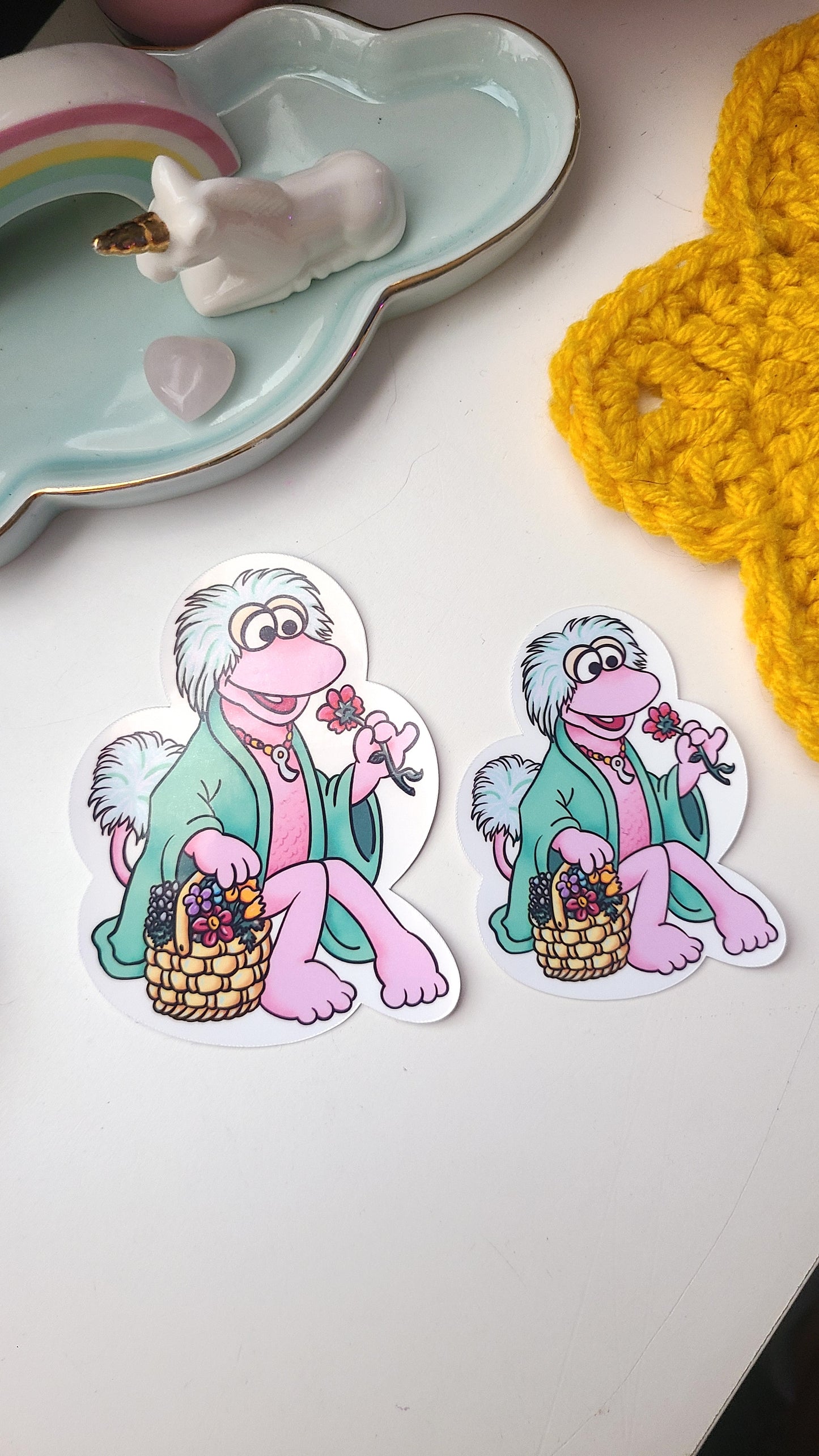 Mokey Fraggle Rock Vinyl Sticker