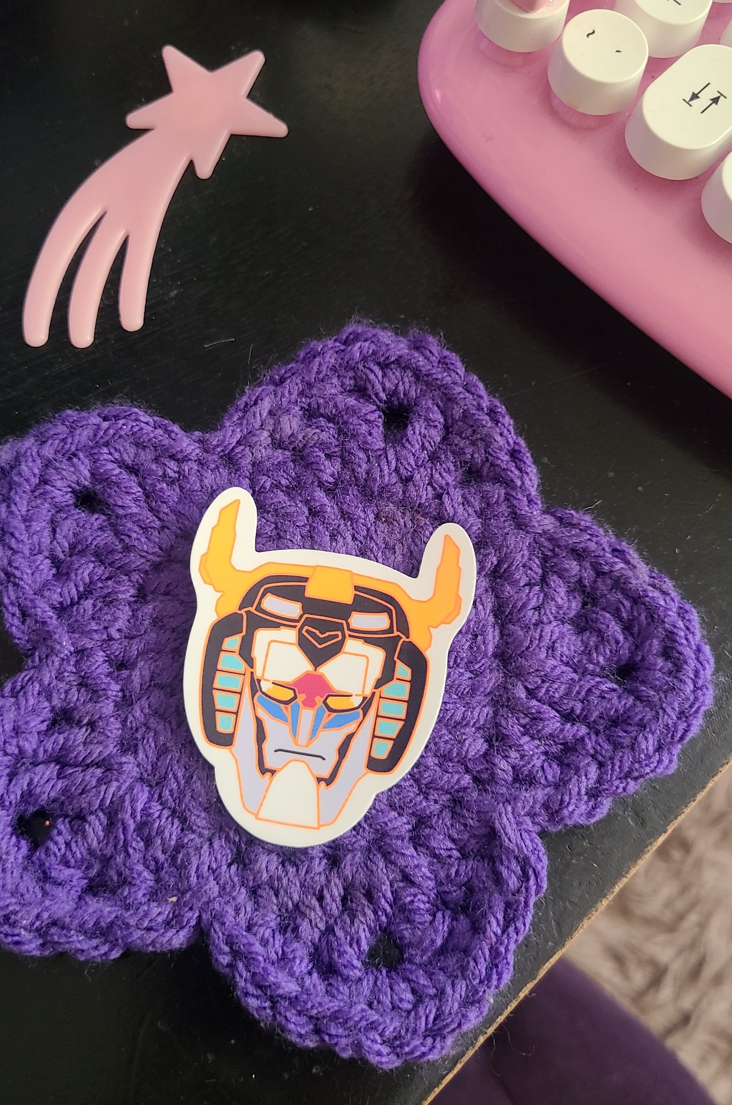 Voltron Head Vinyl Sticker