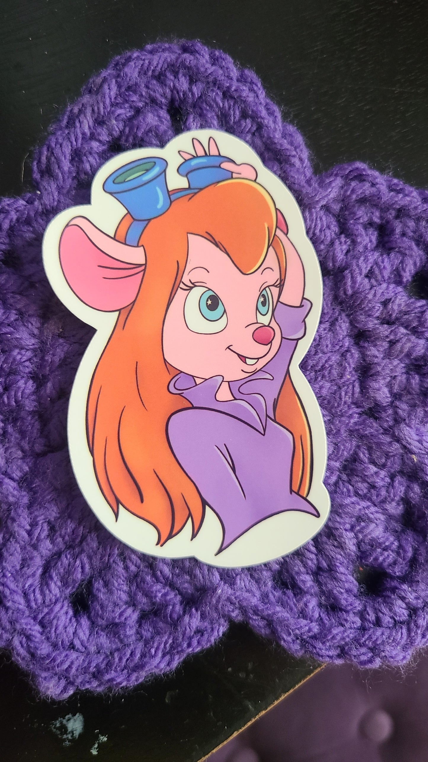 Rescue Rangers Gadget Vinyl Sticker
