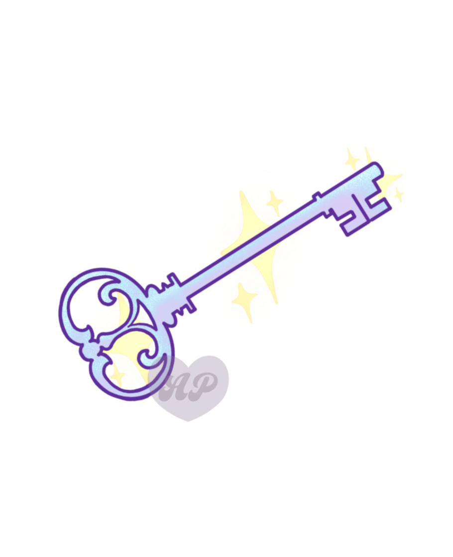 Magic Shop Key Vinyl Sticker