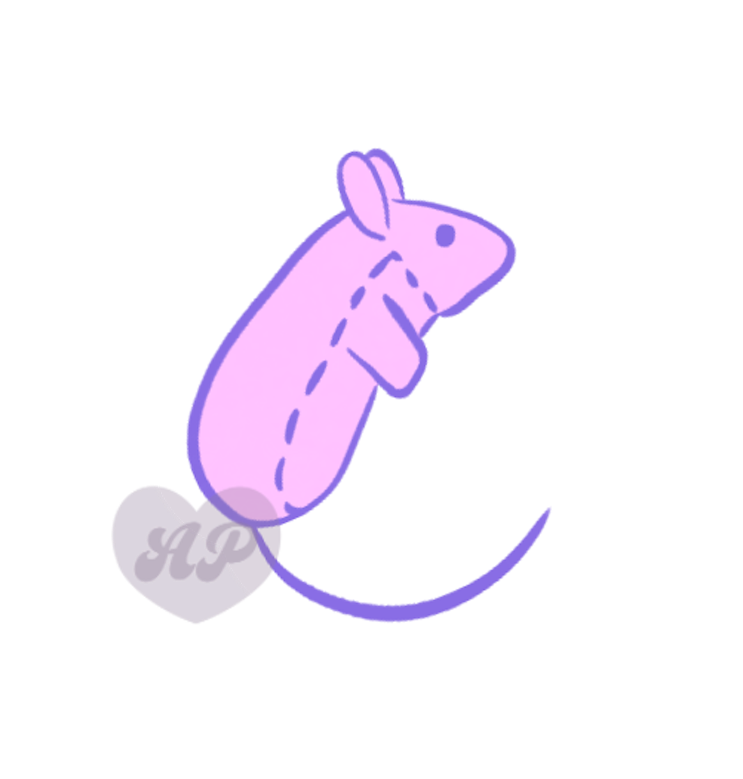 Mouse Cat Toy Vinyl Sticker