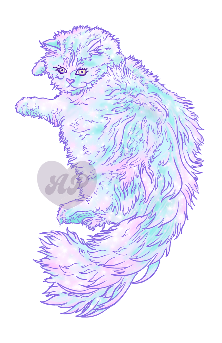 Demure Kitty Vinyl Sticker