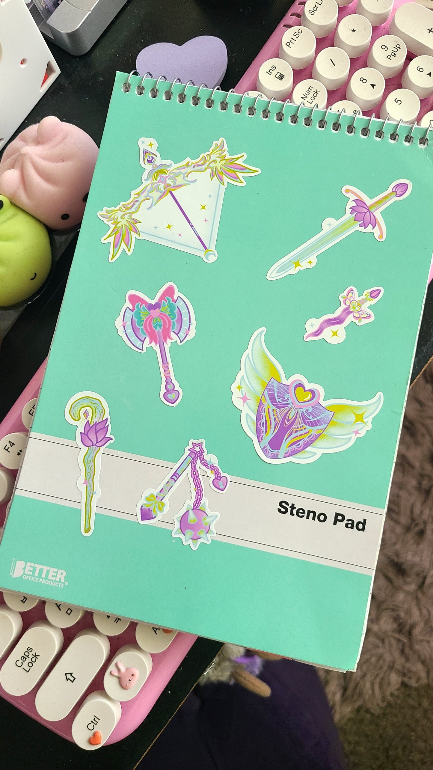 Cute Weapons Sticker Sheet