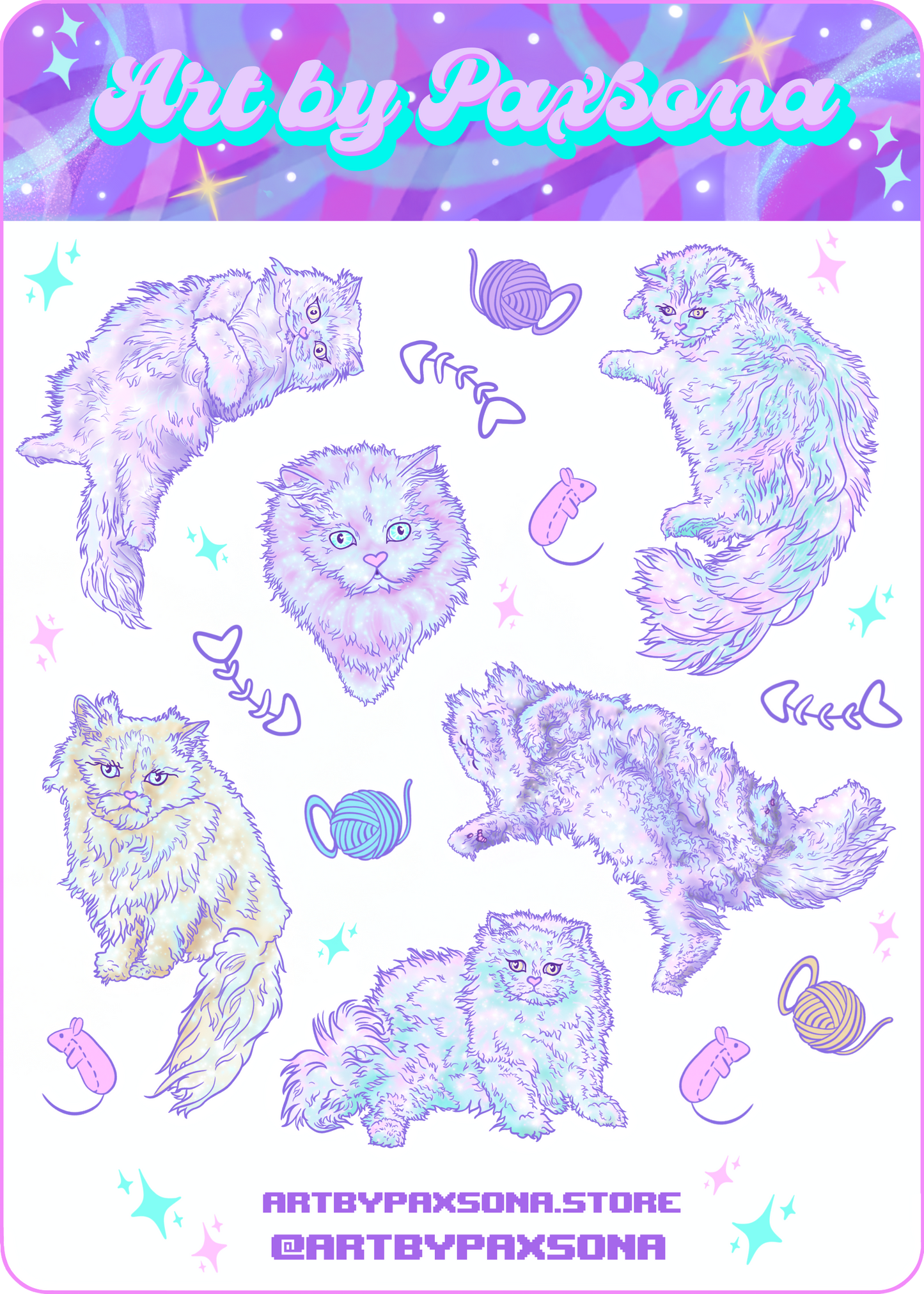Kitty Sticker Sheet