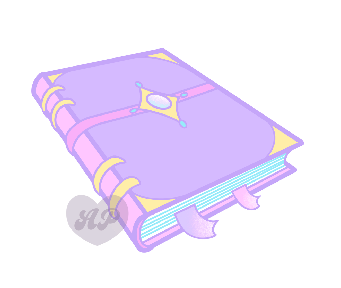 Spell Book Vinyl Sticker
