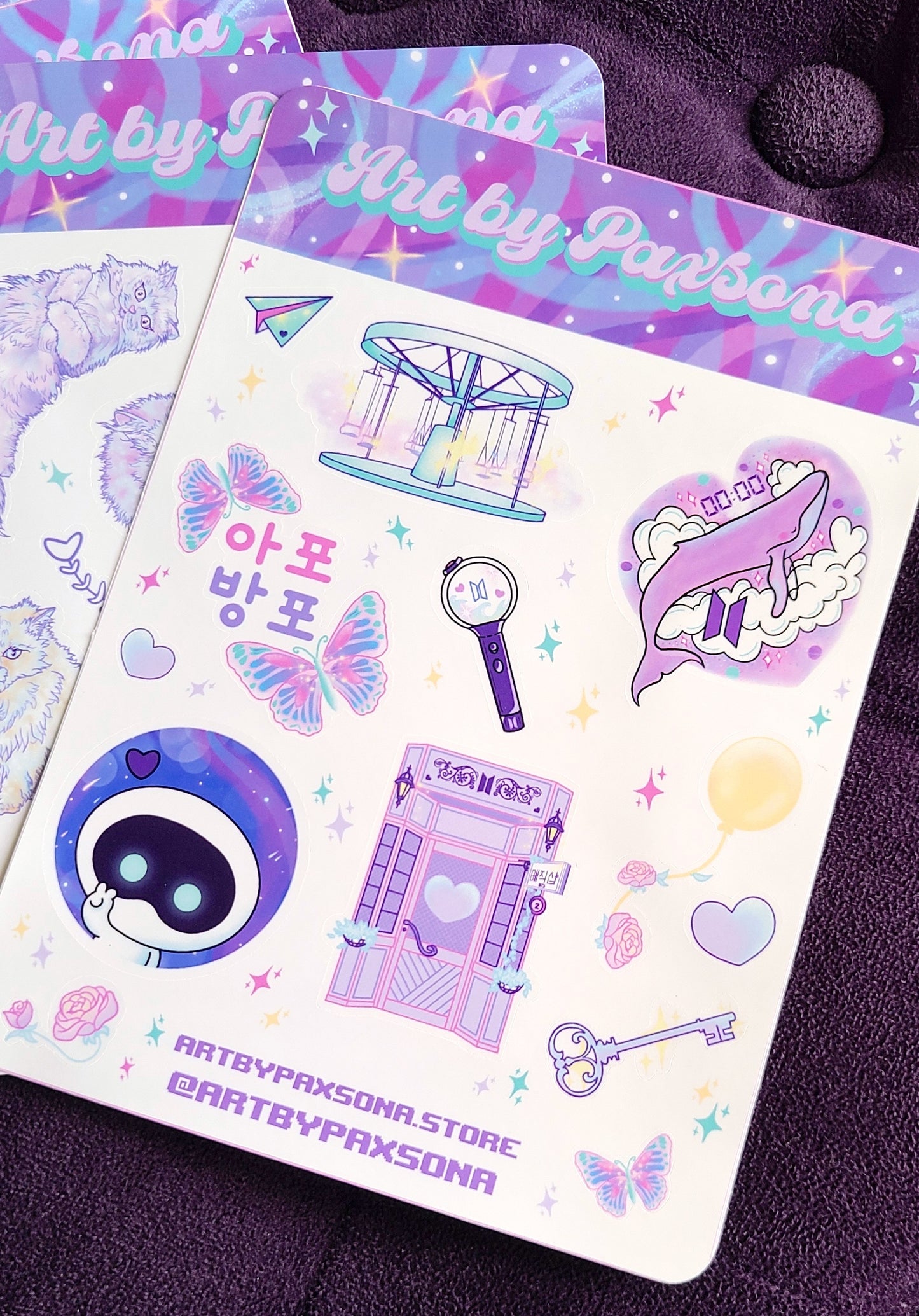 BTS Sticker Sheet