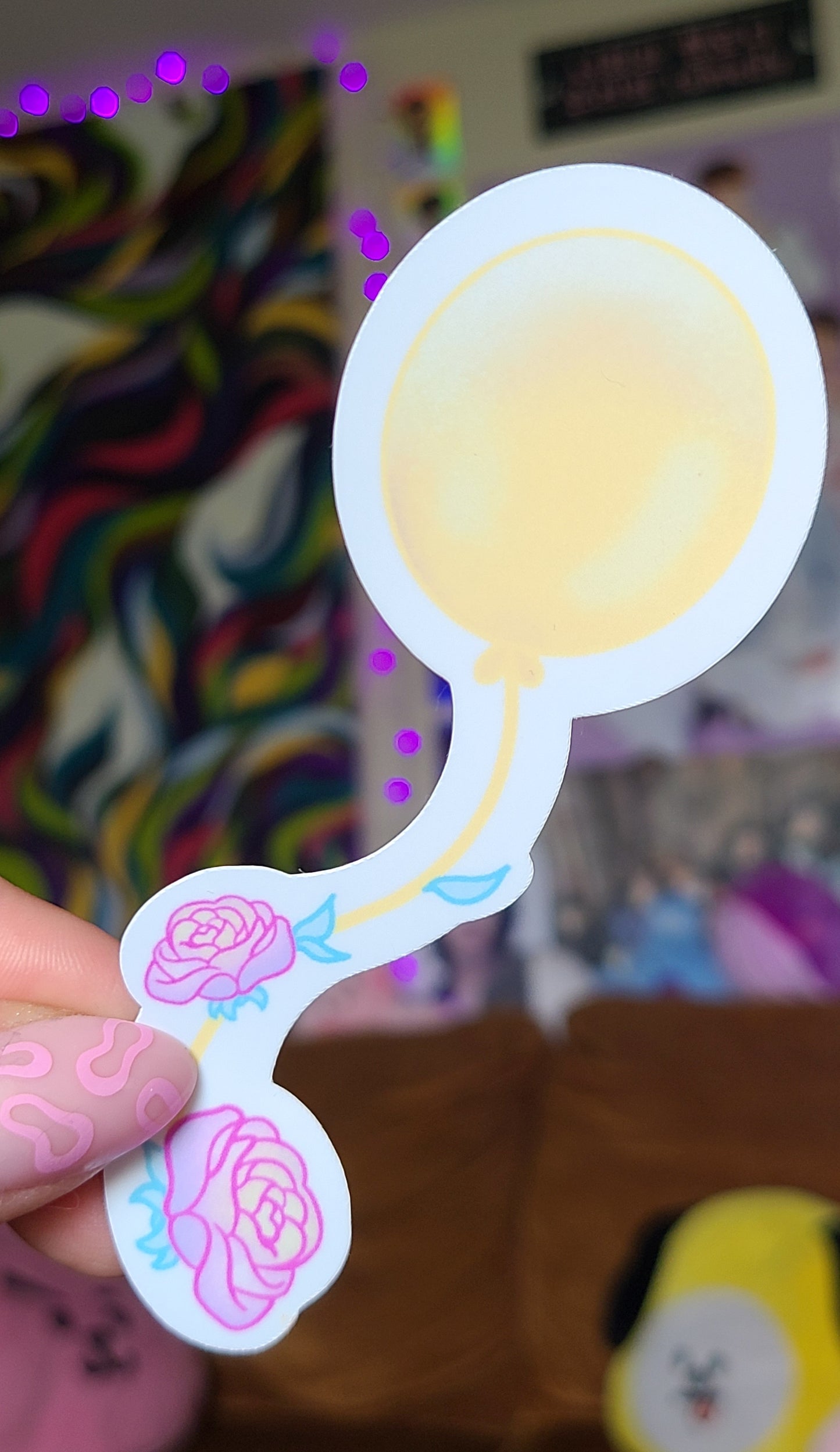 Serendipity Balloon Vinyl Sticker