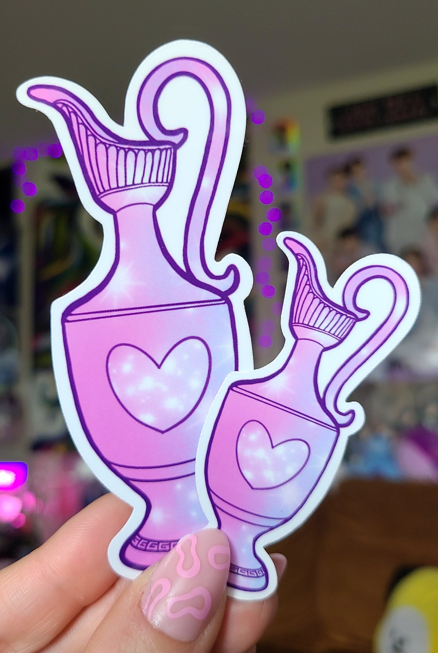 Wine Jug Vinyl Sticker