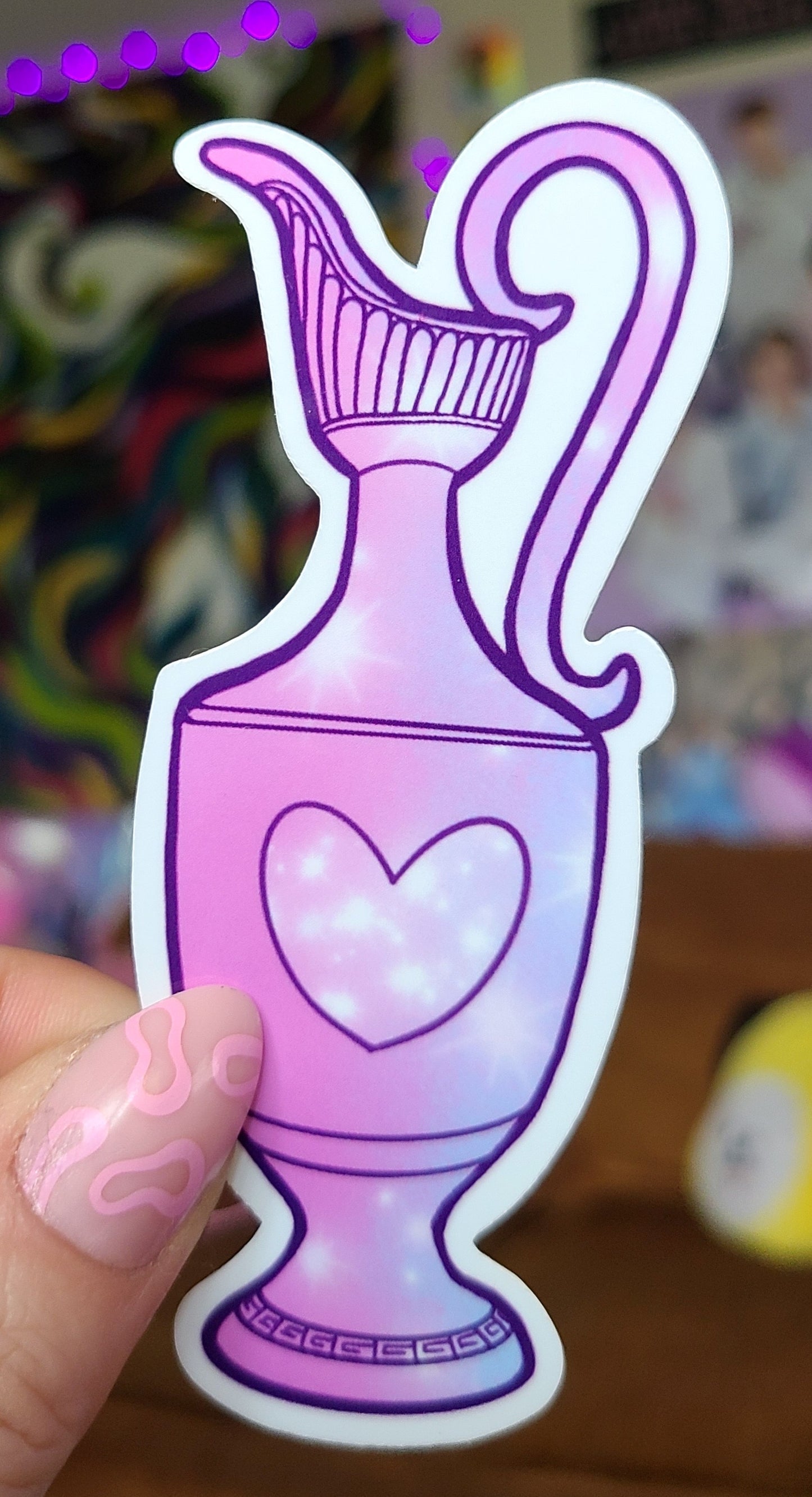 Wine Jug Vinyl Sticker