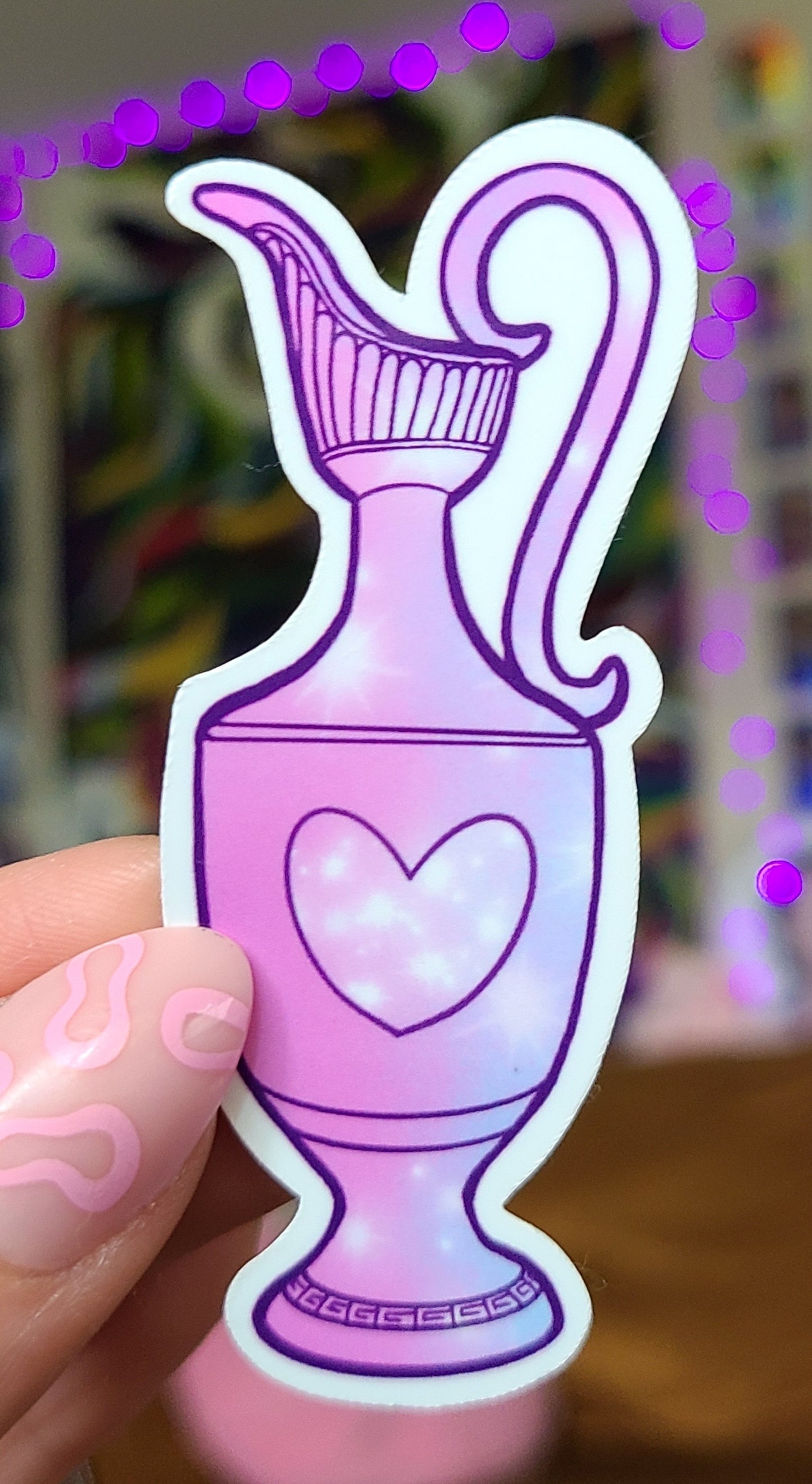 Wine Jug Vinyl Sticker