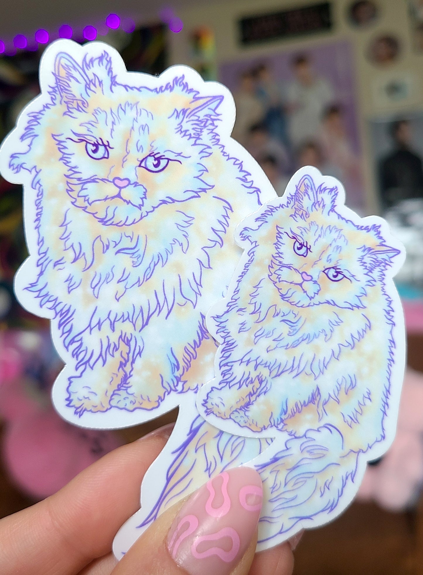 Grumpy Kitty Vinyl Sticker