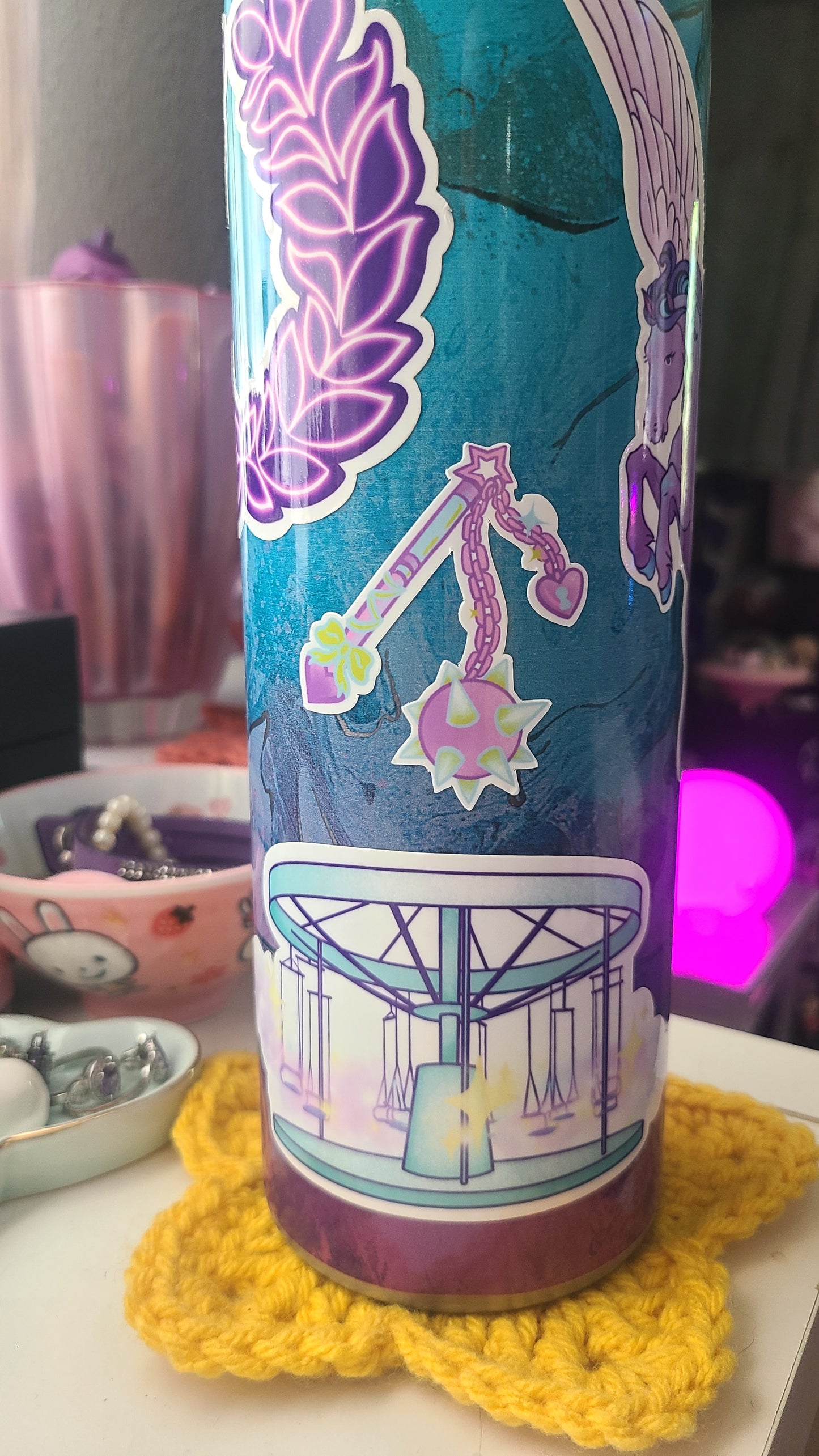 Cute Star Flail Vinyl Sticker