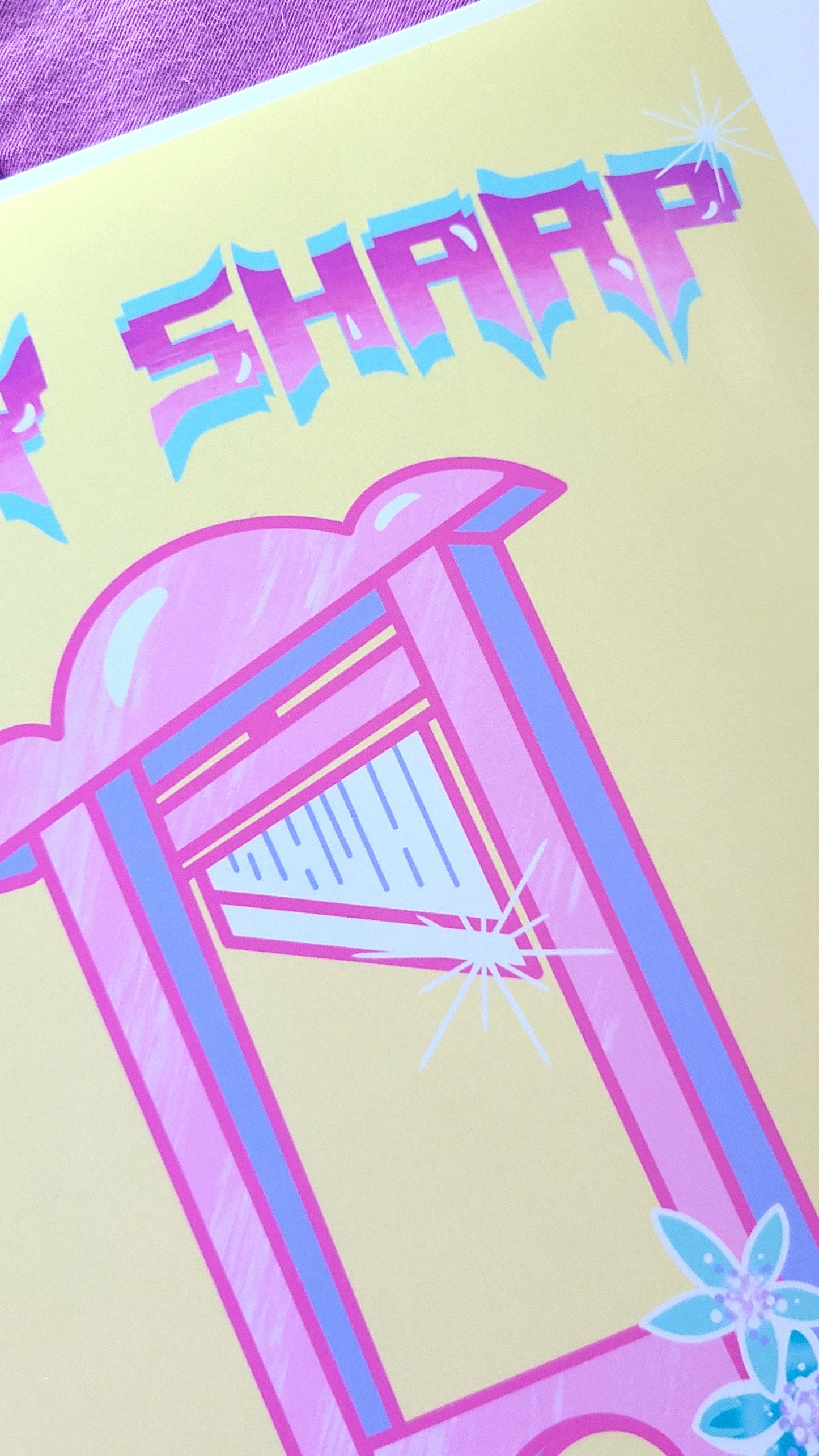 Stay Sharp - Art Print