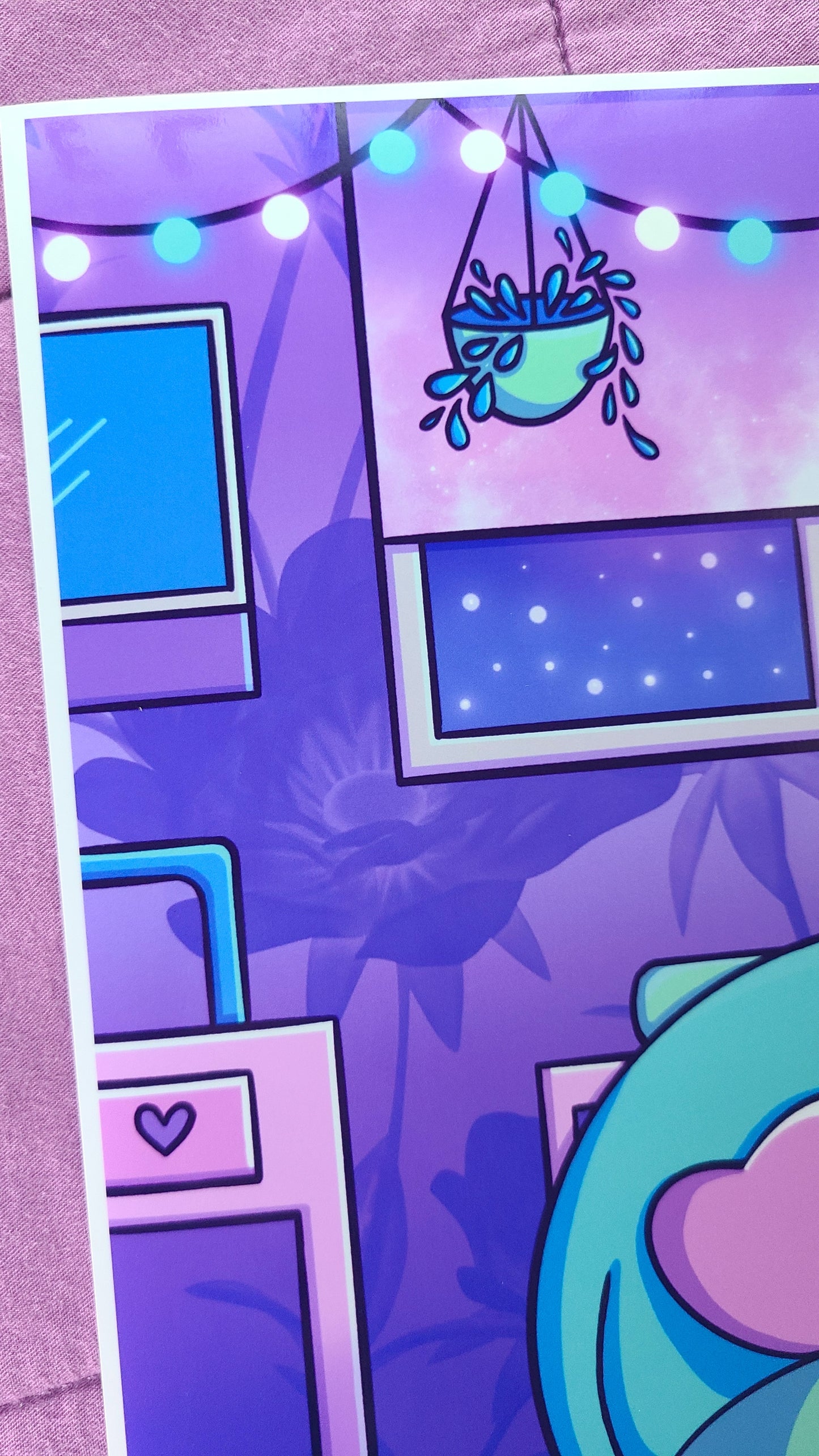 Safe Space - Purple Interior Art Print