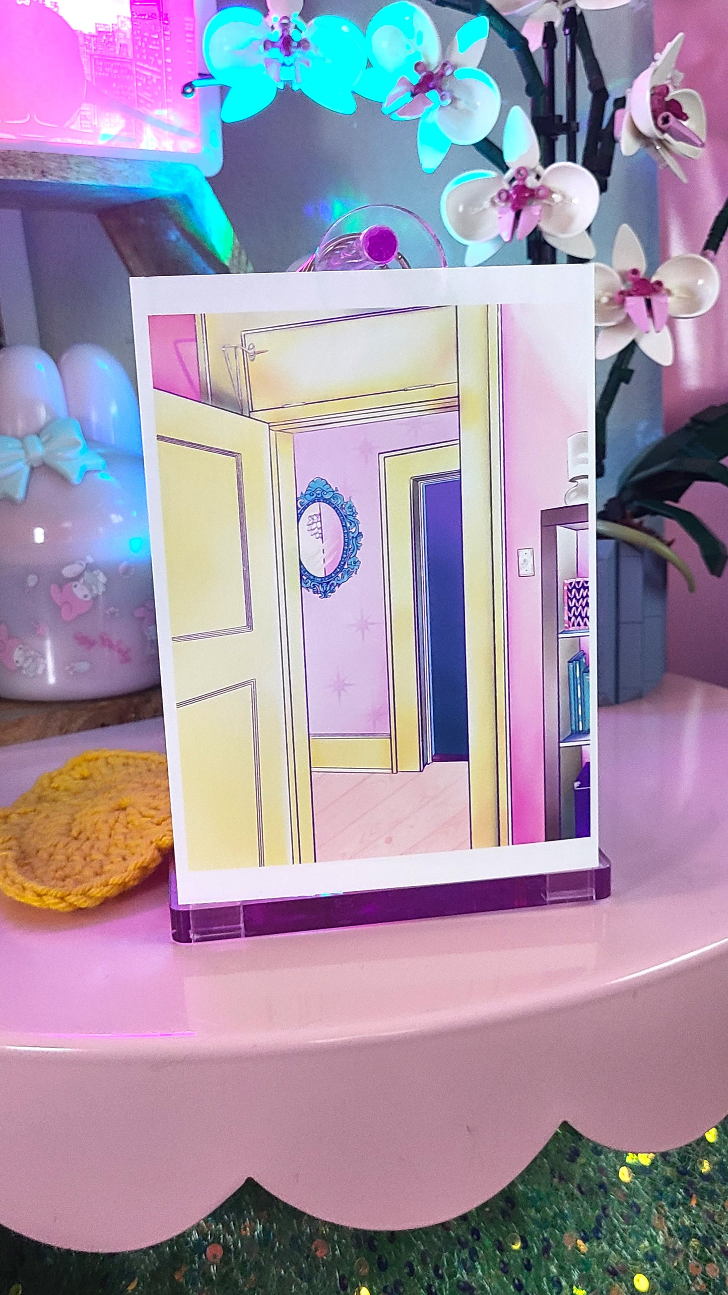 Safe Space - Yellow Interior Art Print