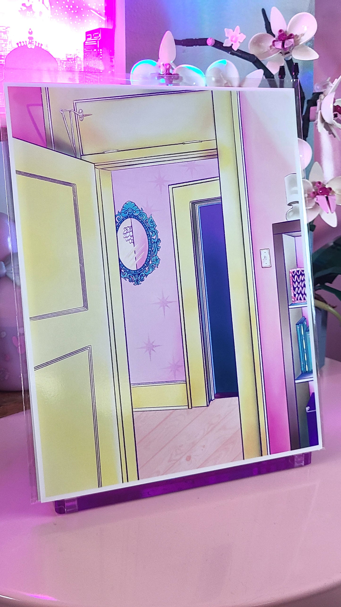 Safe Space - Yellow Interior Art Print