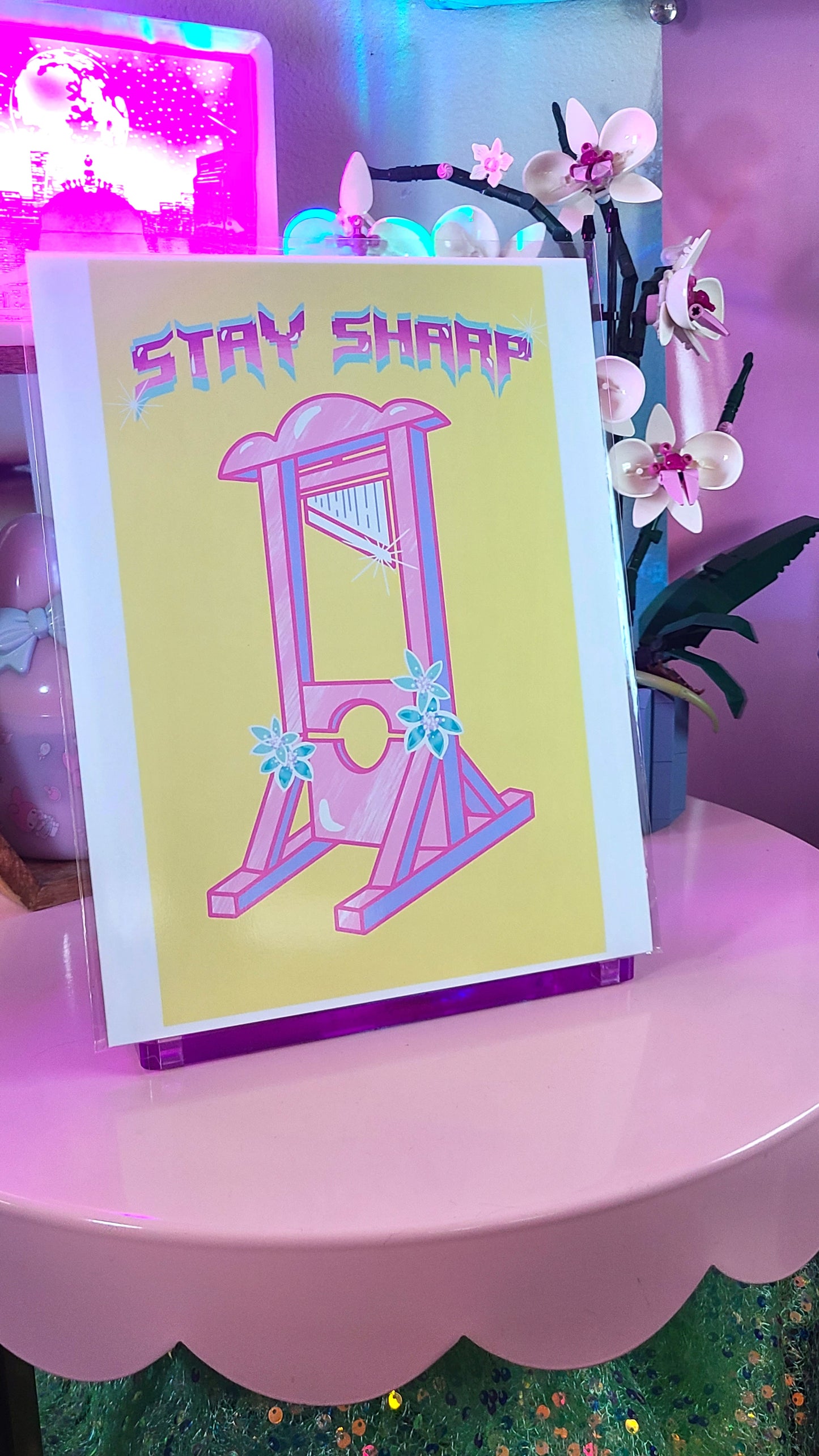 Stay Sharp - Art Print