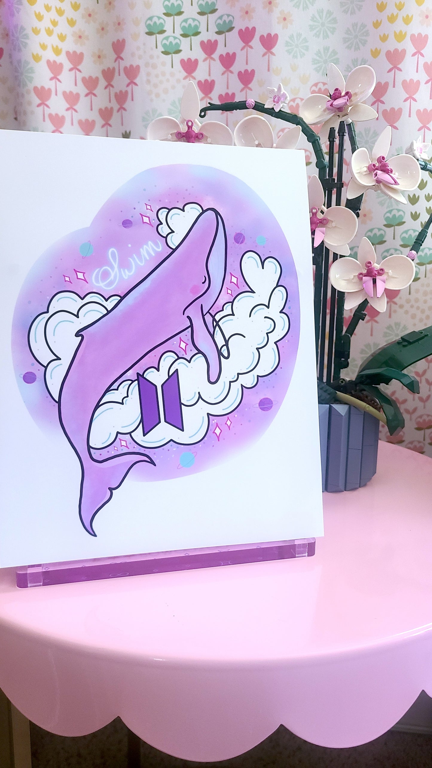 BTS Whale - Art Print
