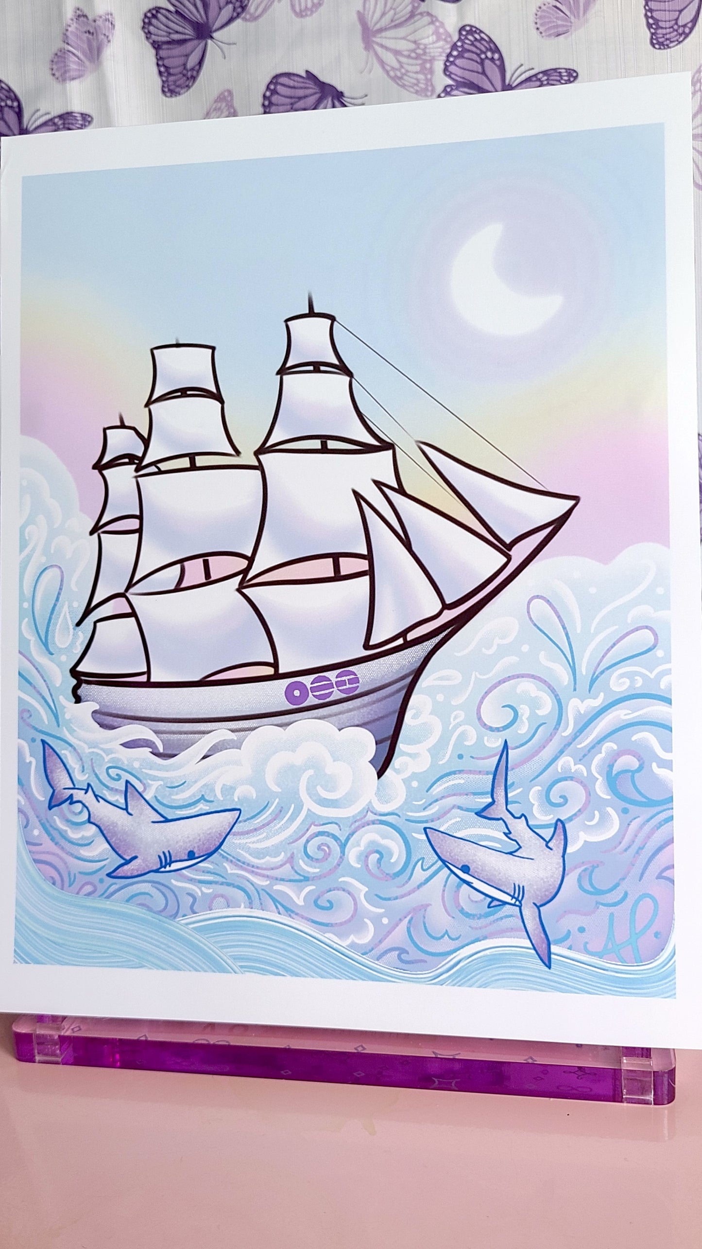 Arirang Swim Ship - Art Print