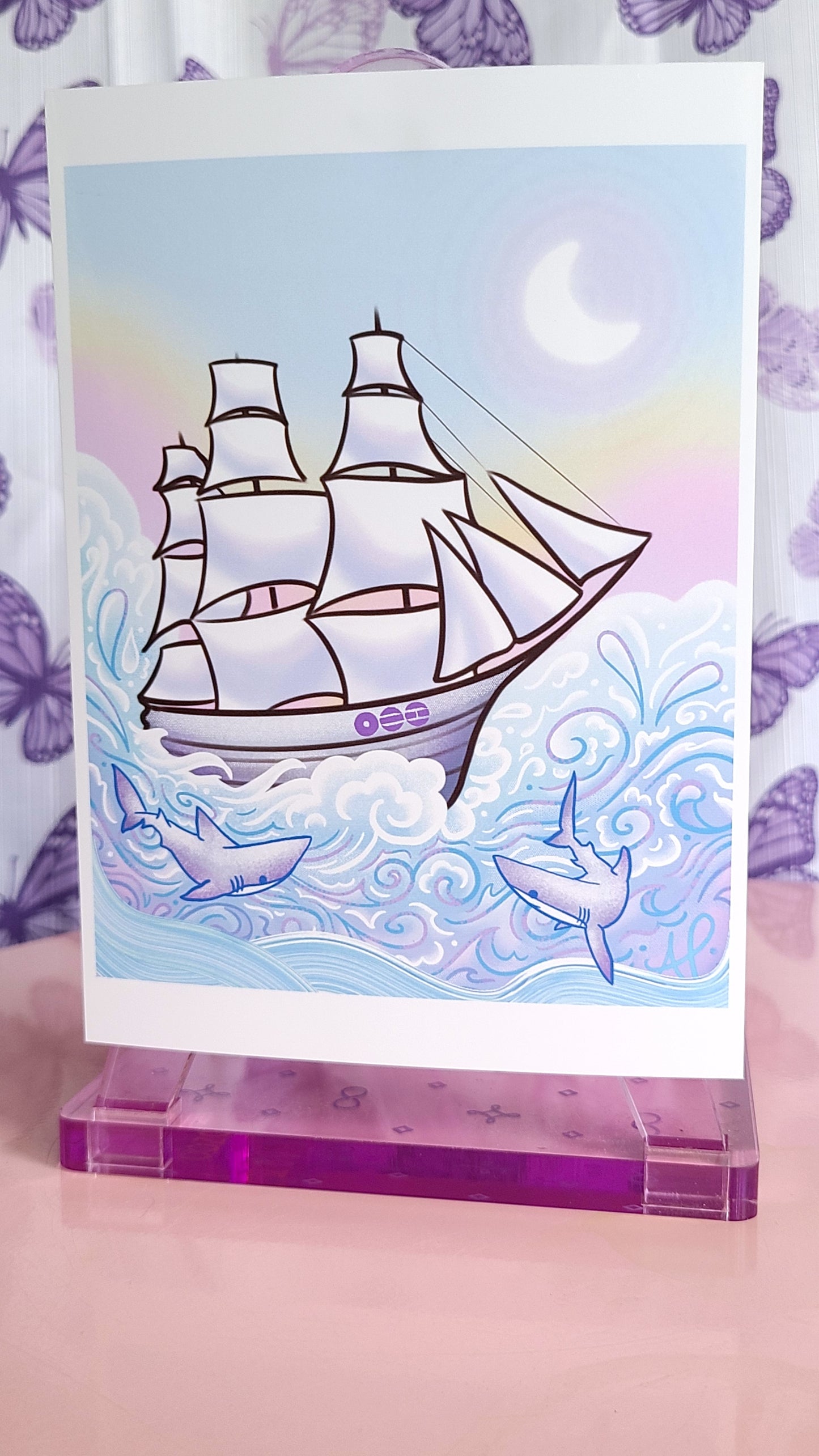 Arirang Swim Ship - Art Print