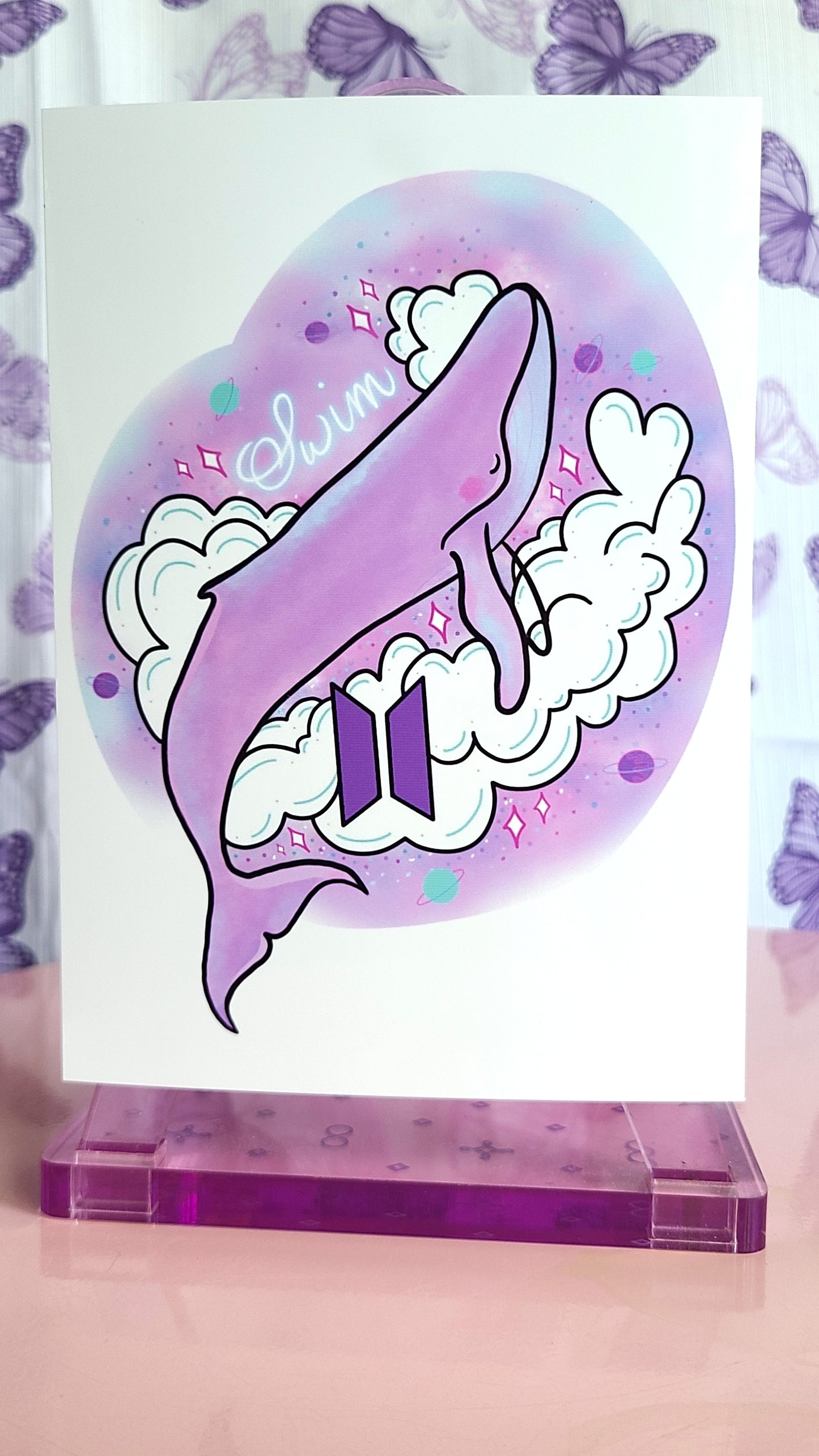 BTS Whale - Art Print