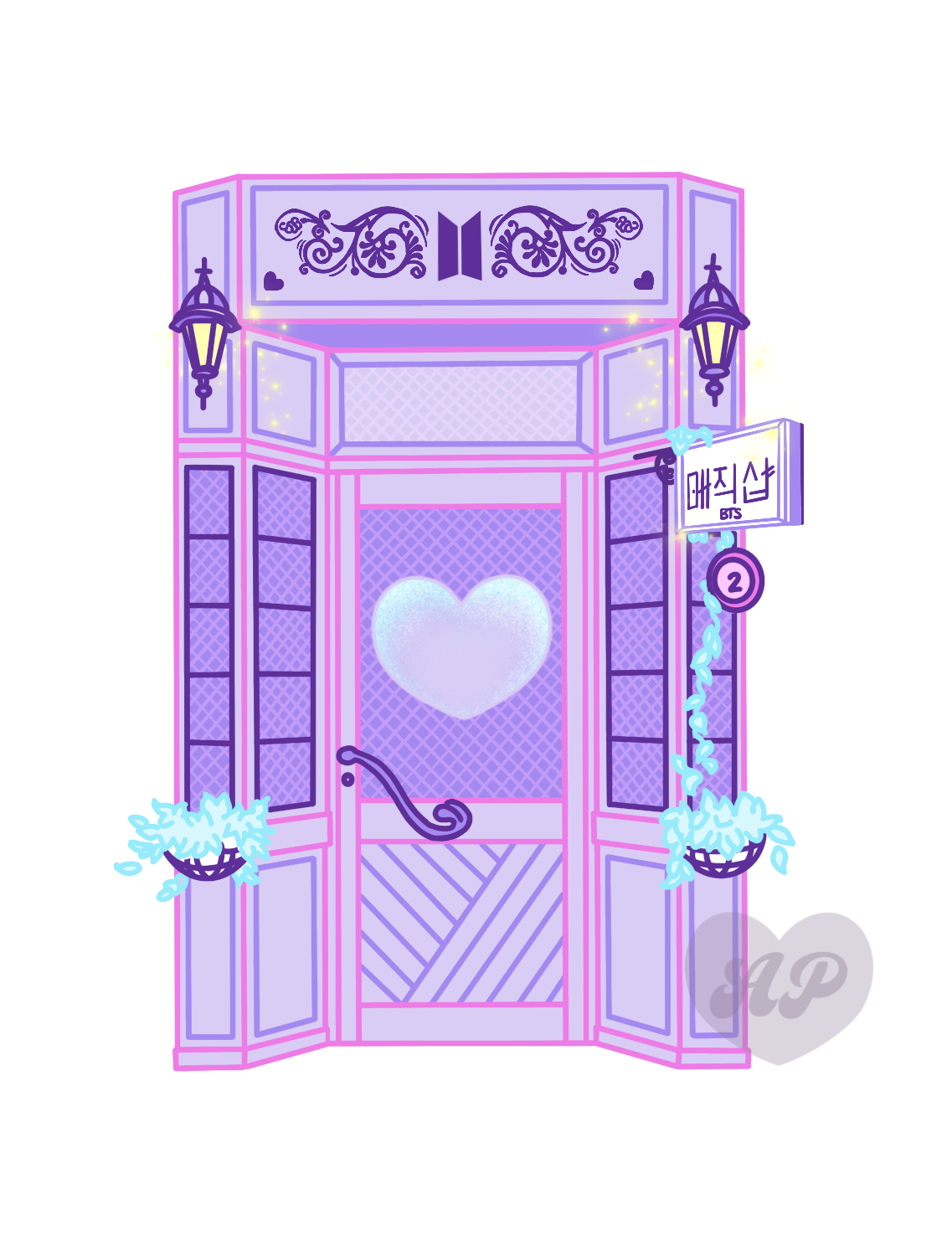 BTS Magic Shop Vinyl Sticker
