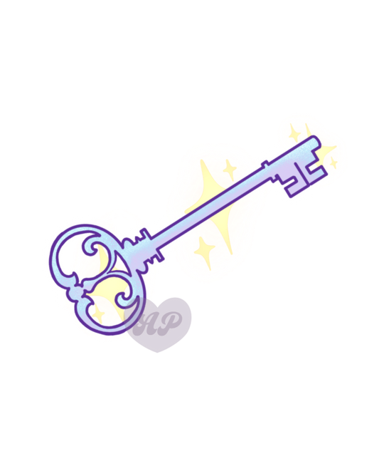 Magic Shop Key Vinyl Sticker