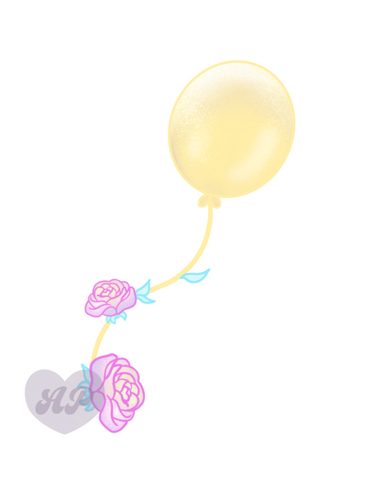 Serendipity Balloon Vinyl Sticker