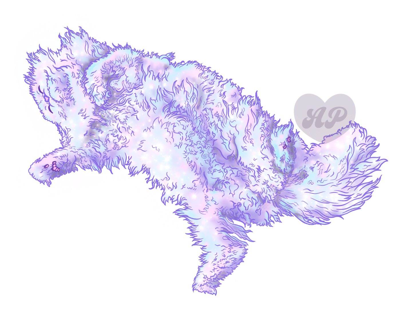 Sleepy Kitty Vinyl Sticker