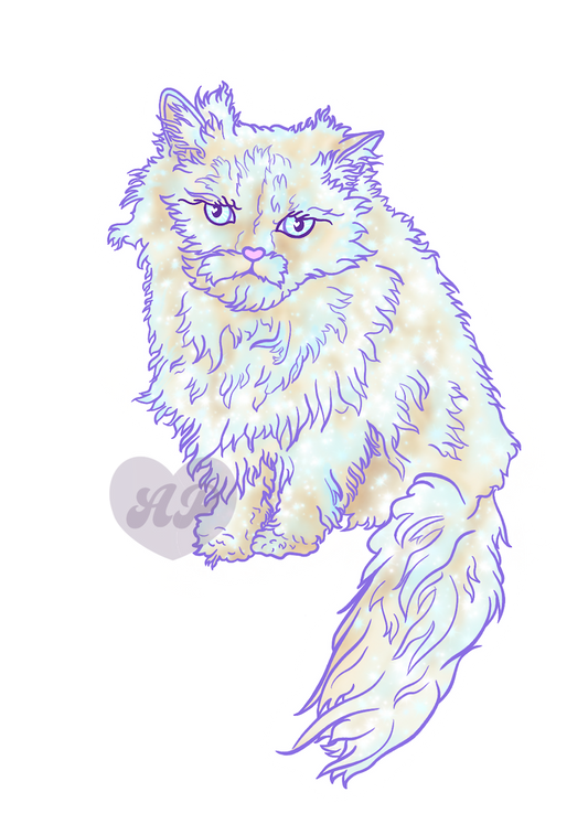 Grumpy Kitty Vinyl Sticker