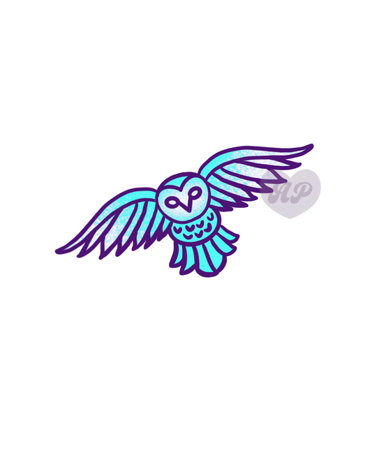 Owl Vinyl Sticker