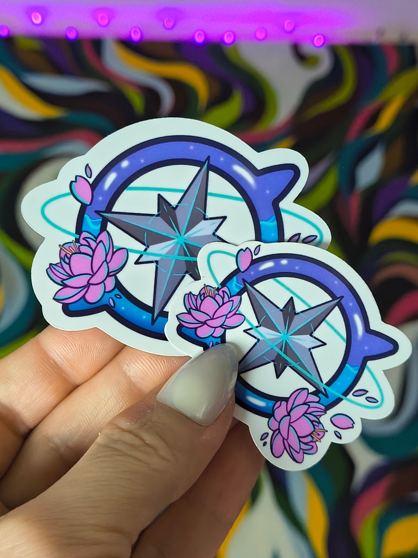 SKZ Lotus Compass Vinyl Sticker