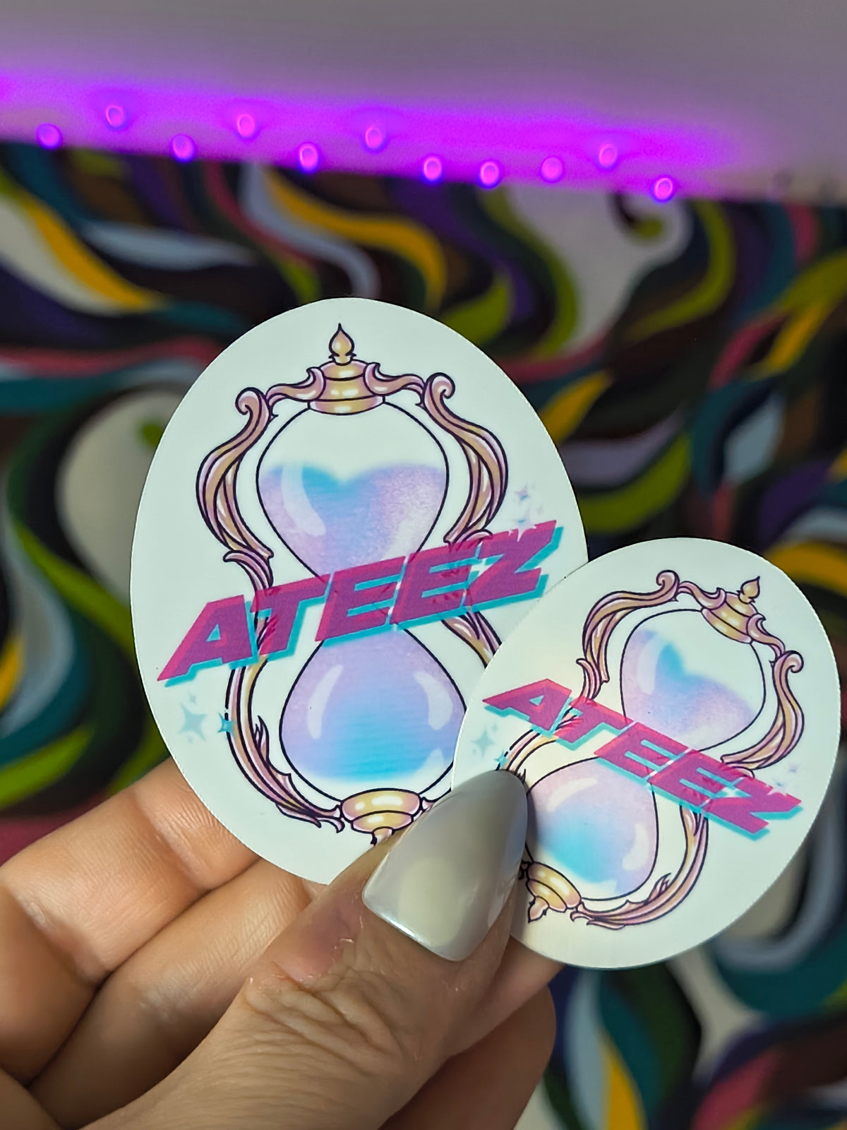 ATEEZ Hourglass Vinyl Sticker