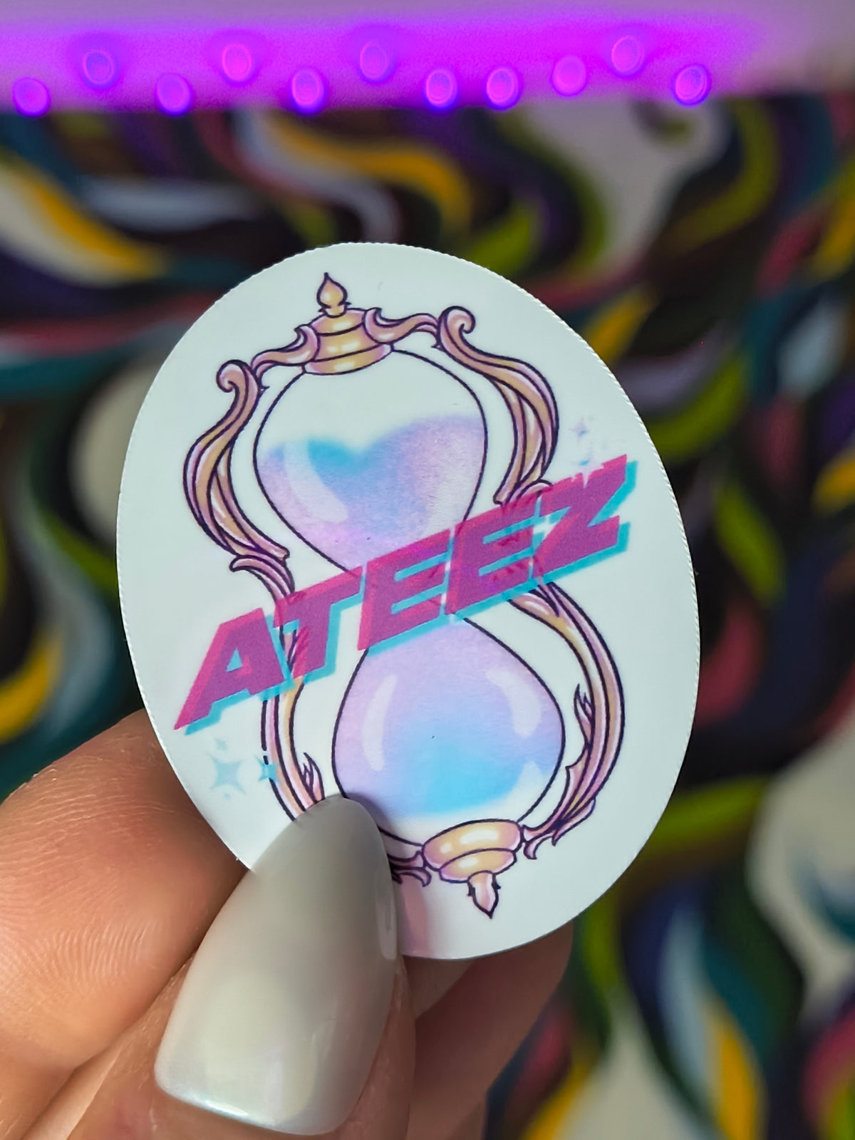 ATEEZ Hourglass Vinyl Sticker