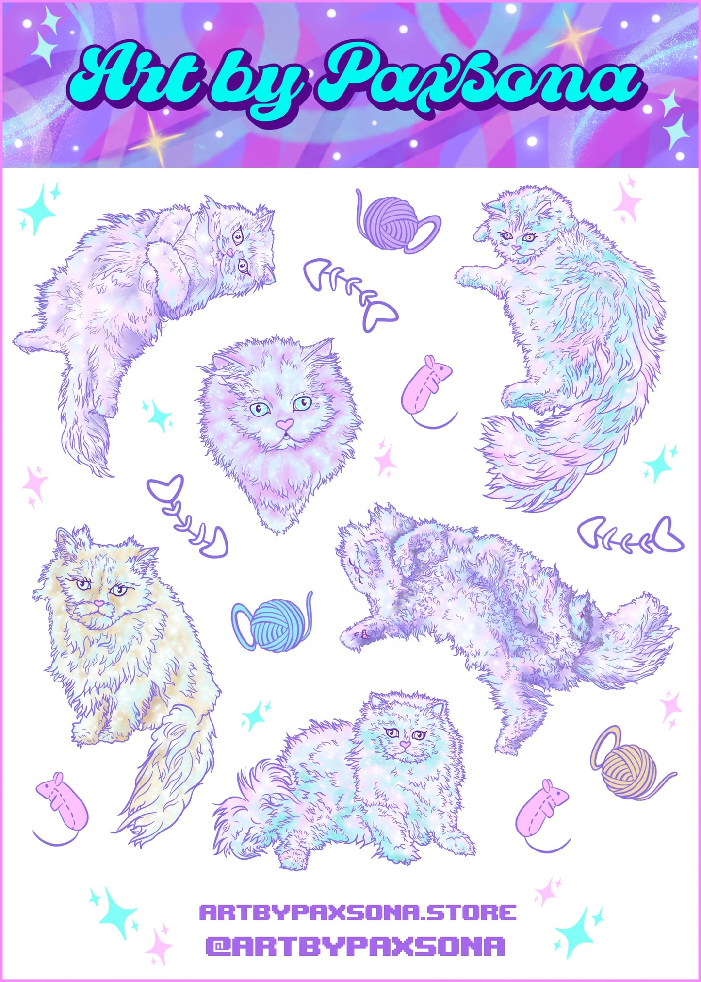 Kitty Sticker Sheet